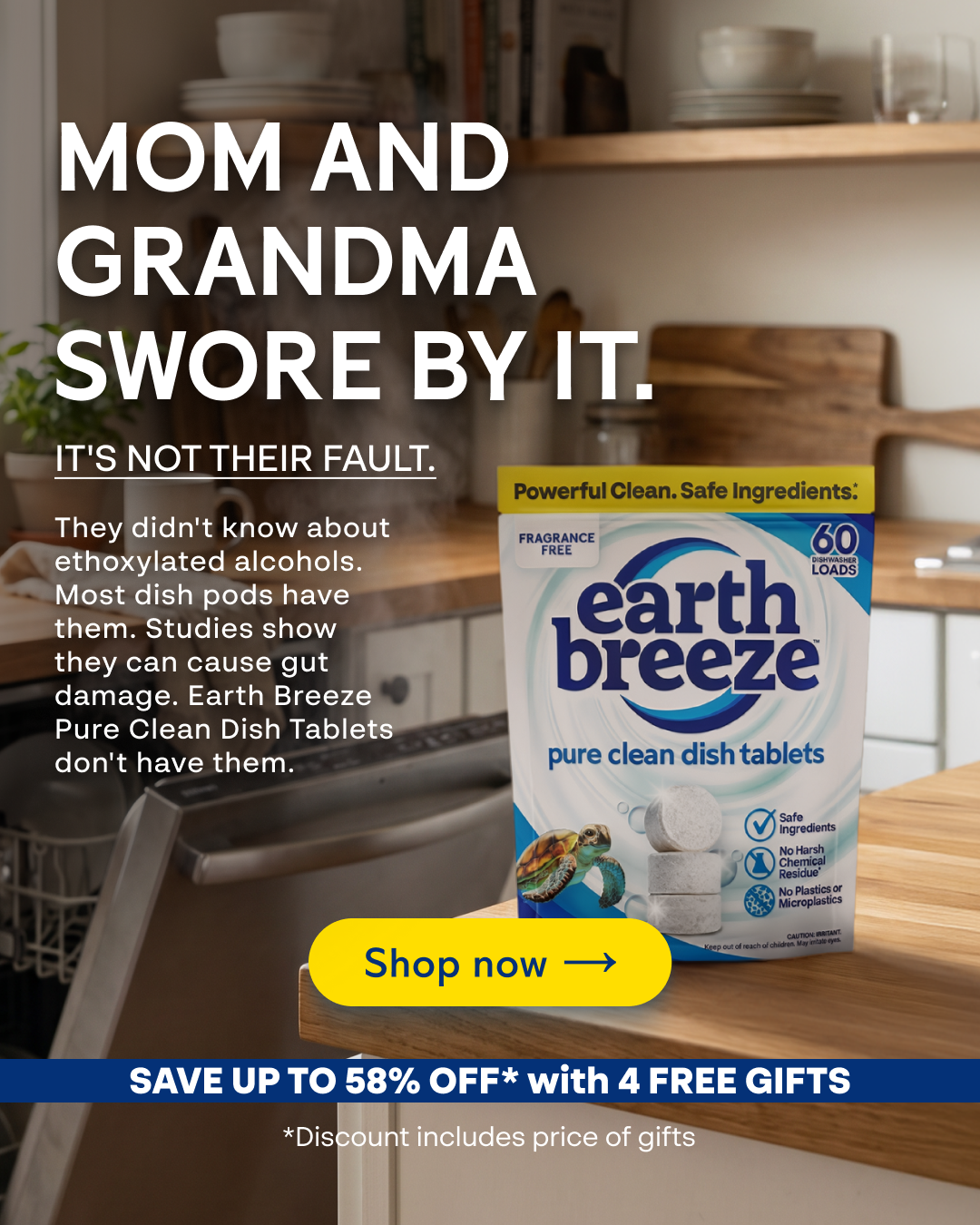 Earth Breeze Facebook ad