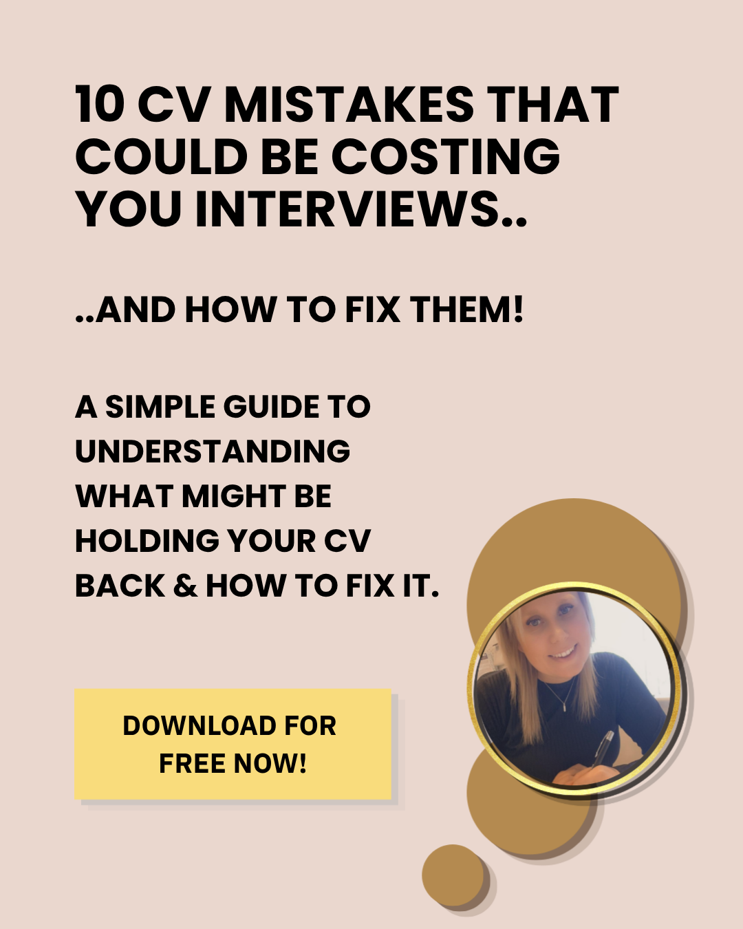 F&G HR & Consultancy Services Ltd Facebook ad: CV Mistakes Guide