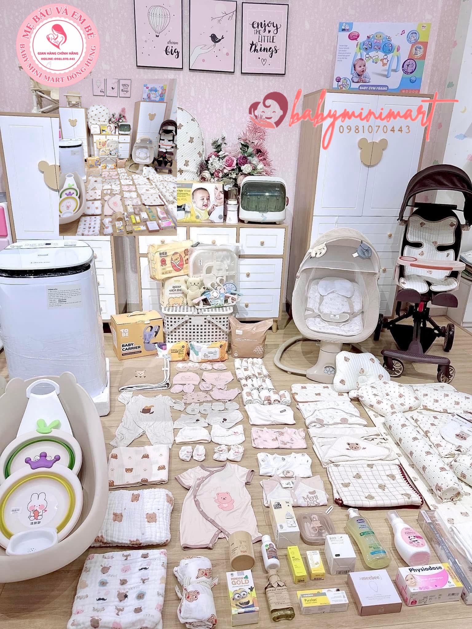 Siêu Thị BaBy Mart Đông Hưng Facebook ad: Combo sơ sinh XUÂN -HẠ -THU- ĐÔNG