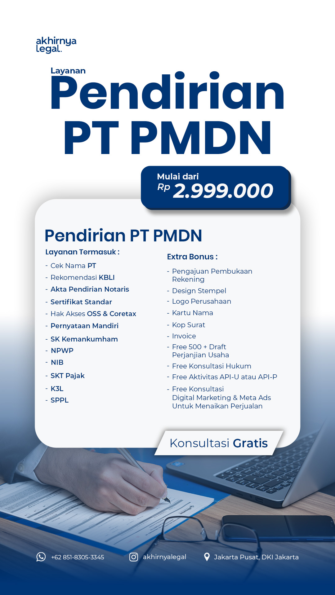 Akhirnya Legal Indonesia Facebook ad from Mar 29, 2026