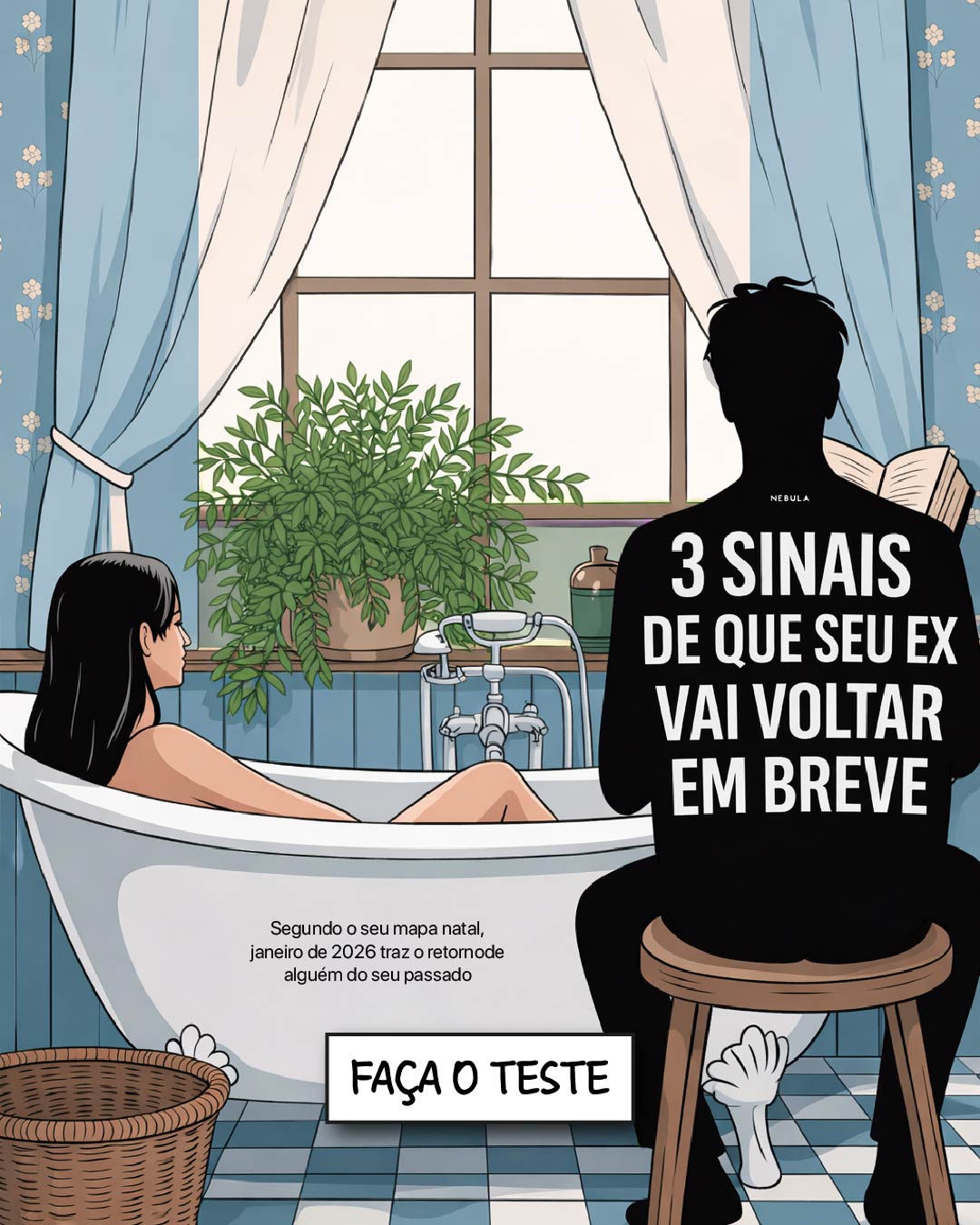 Nebula: Does my ex returns? Facebook ad