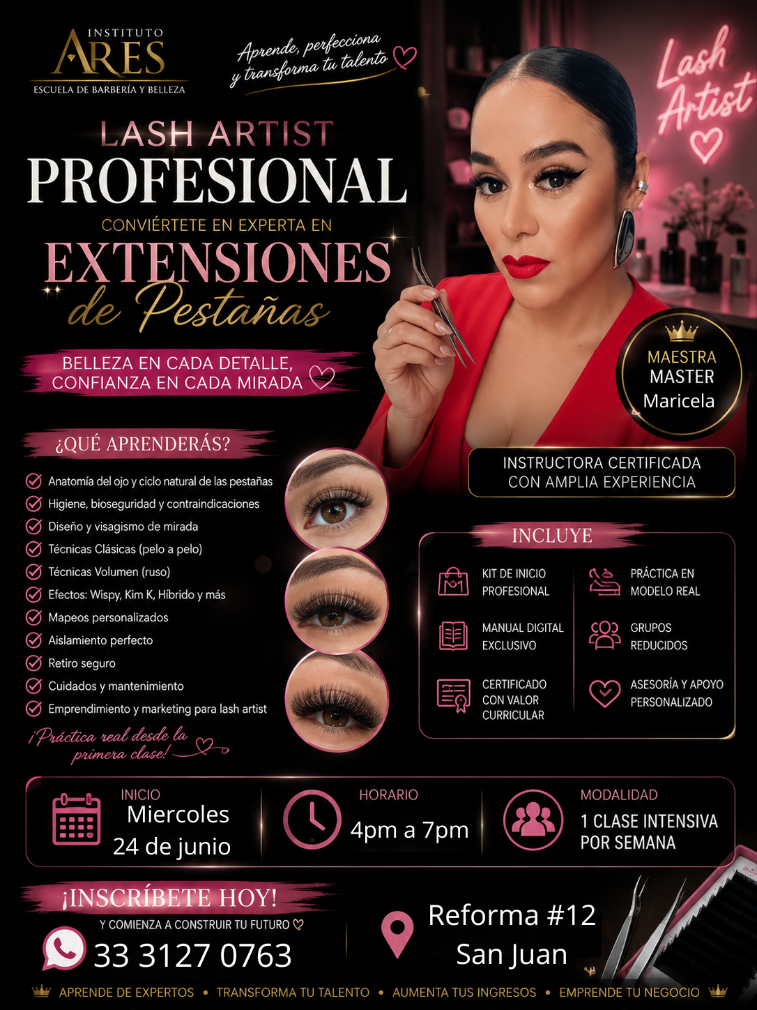 Instituto ARES  escuela de barbería y belleza  Facebook ad