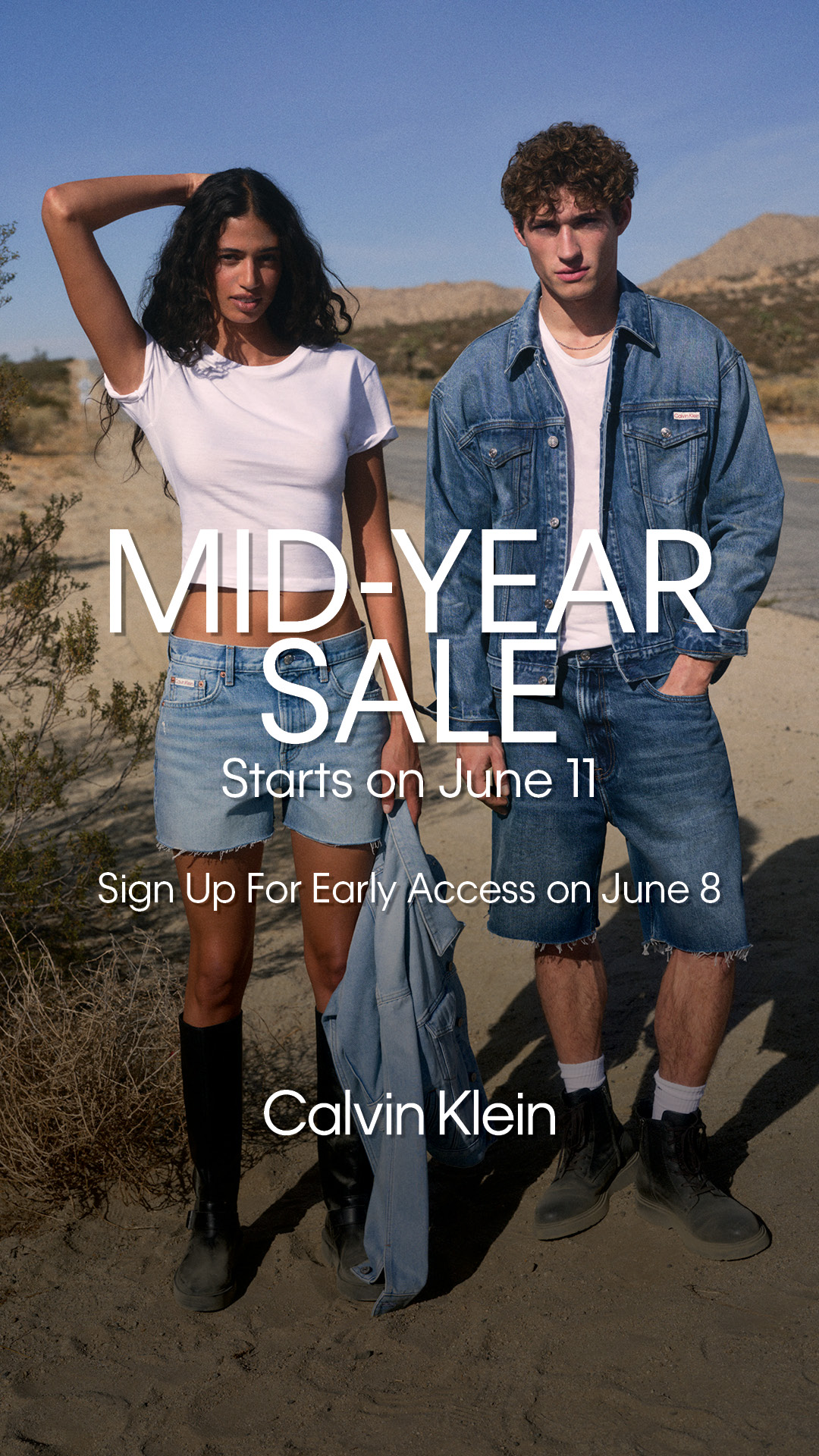 Calvin Klein Facebook ad