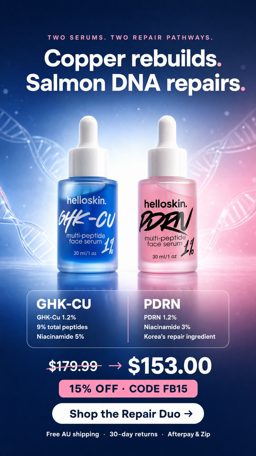 Helloskin Facebook ad