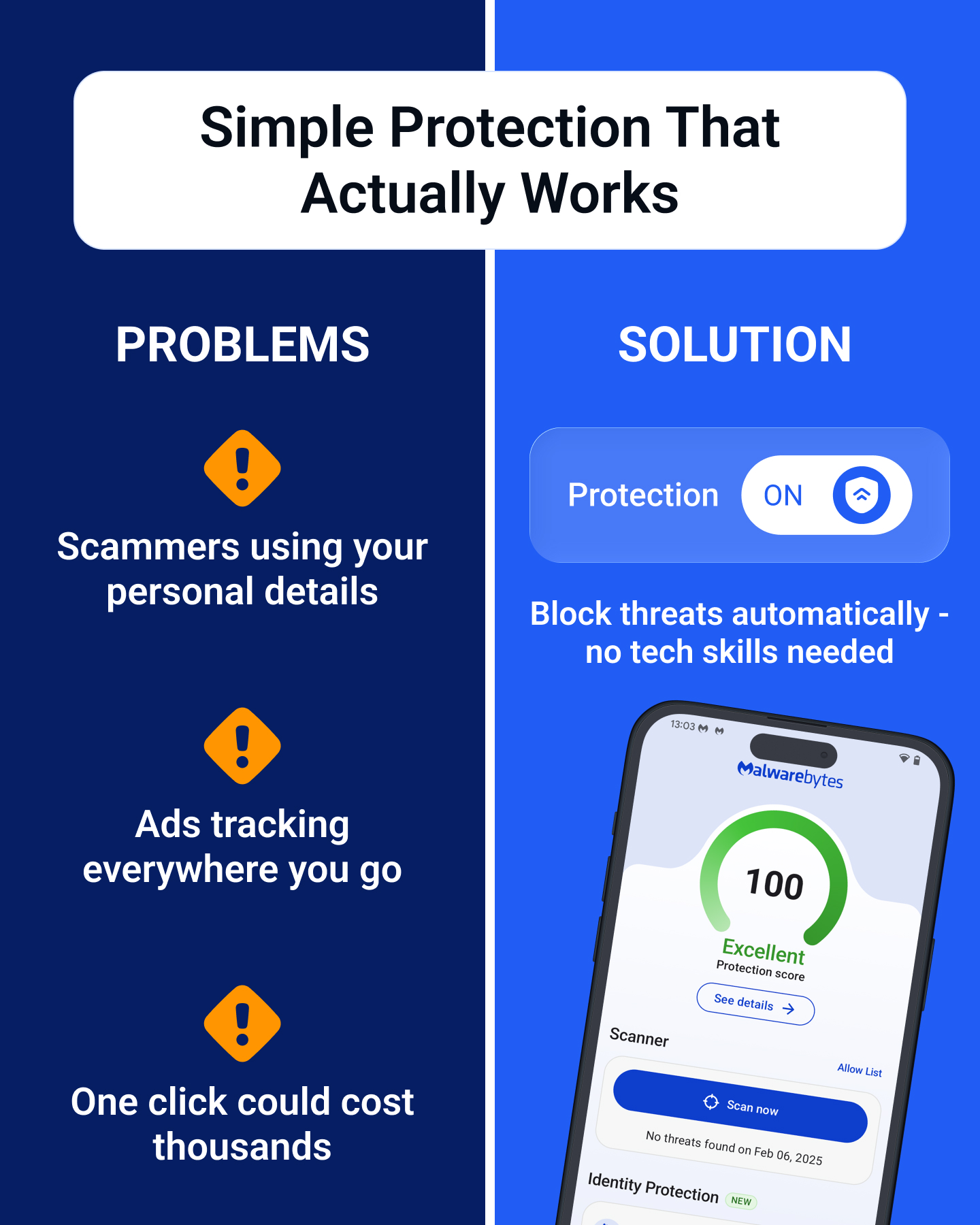 Malwarebytes Facebook ad