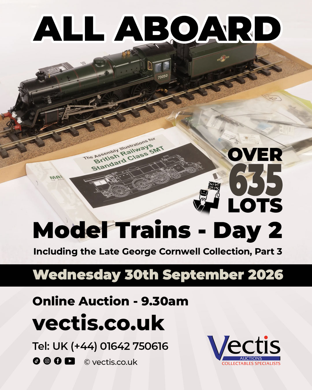 Vectis Toy and Collectables Auctions Facebook ad: Vectis Auctions | Trains: Day 2 Including the Late George…