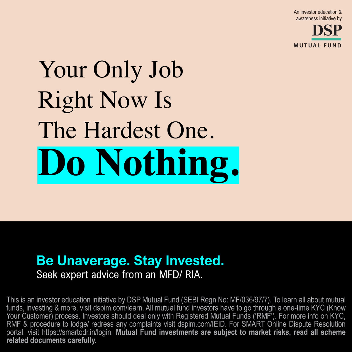 DSP Mutual Fund Facebook ad