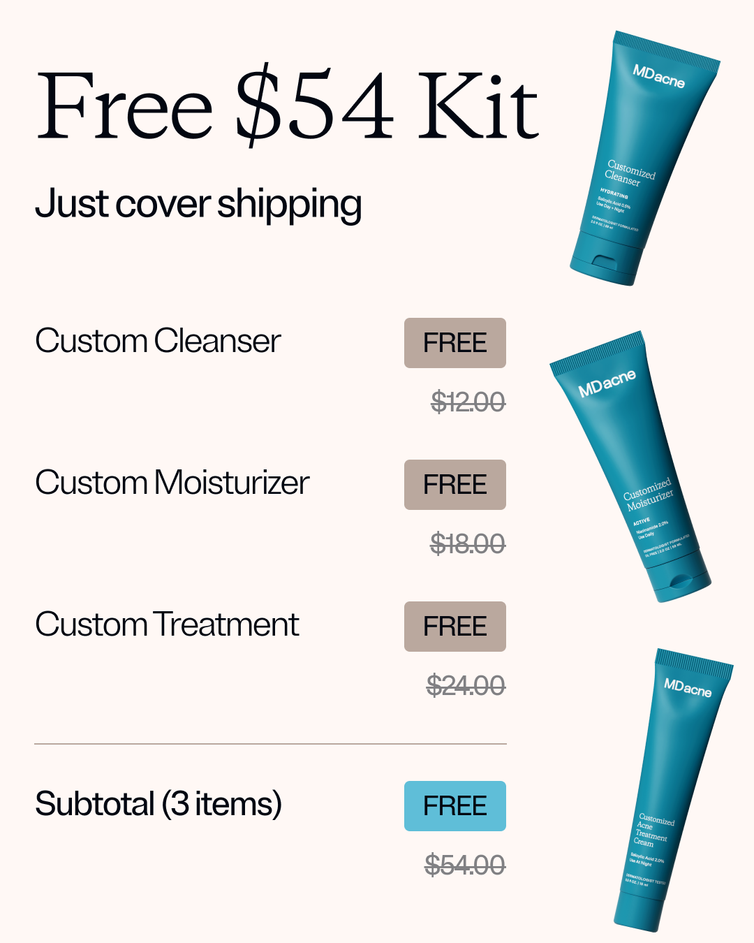 MDacne Facebook ad
