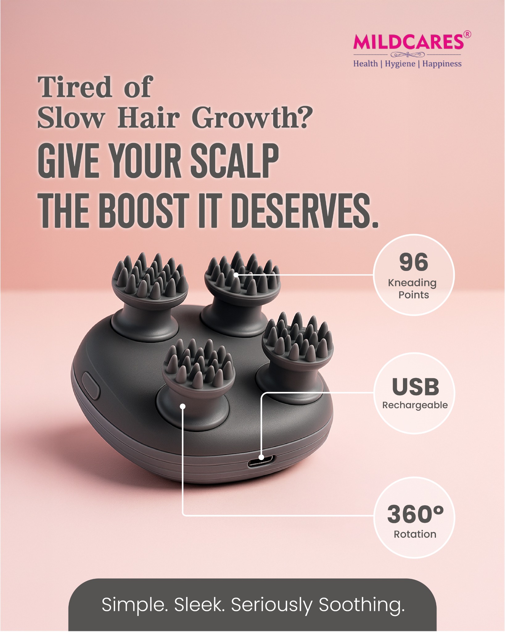 MildCares Facebook ad: Boost Hair Growth at the Root