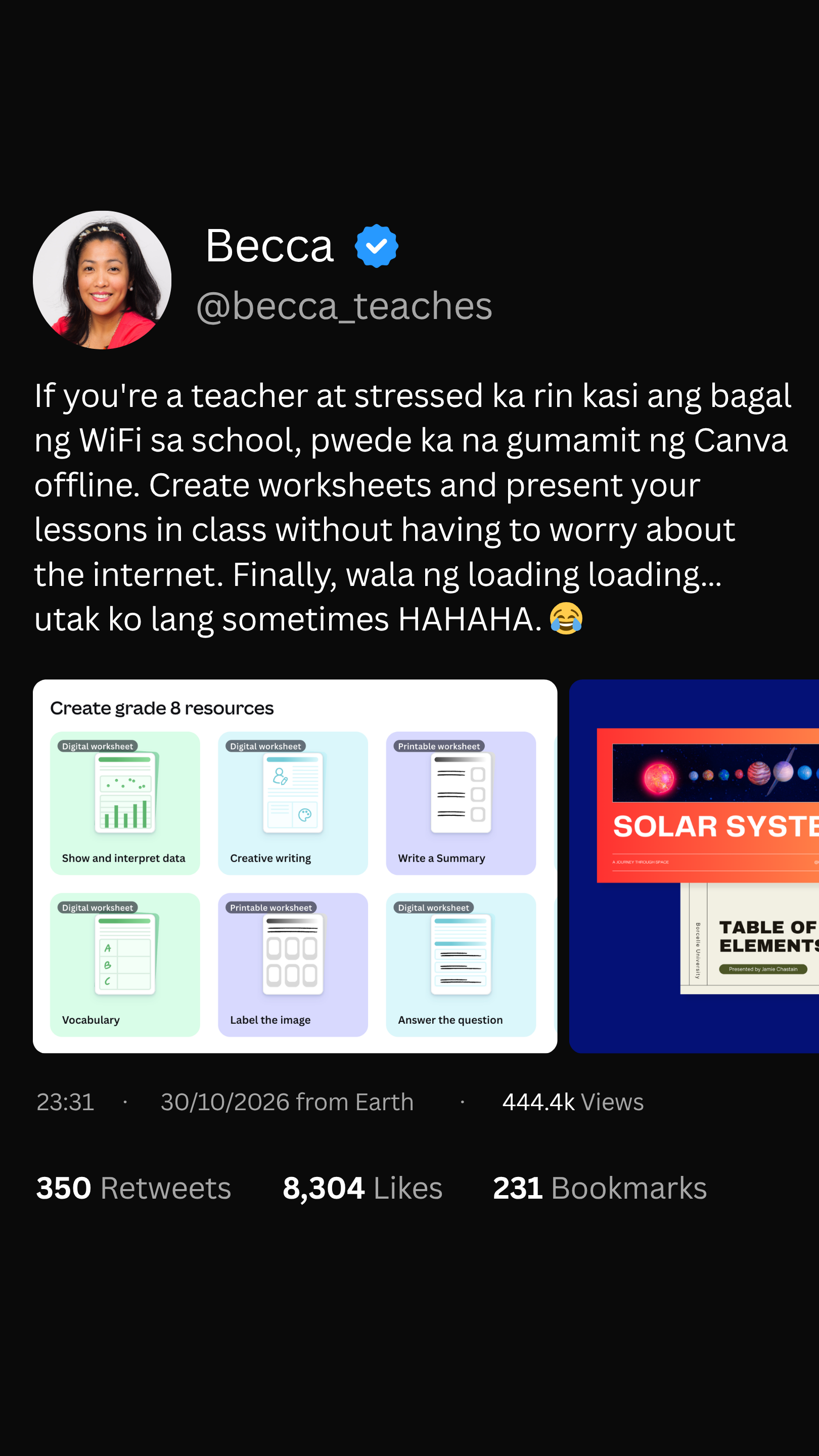 Canva Facebook ad