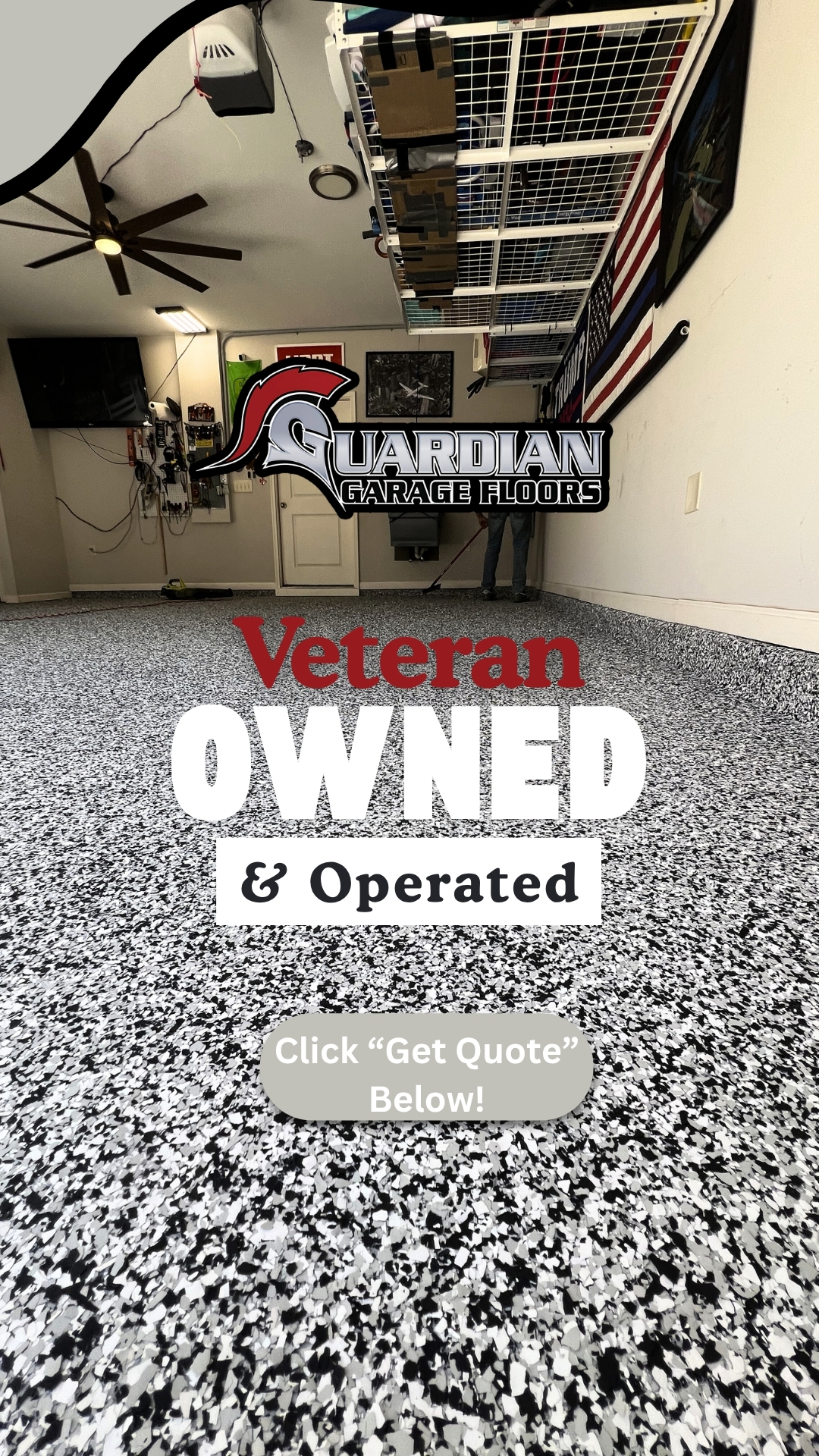 Guardian Garage Floors NC Facebook ad: SUPER Durable Garage Floors