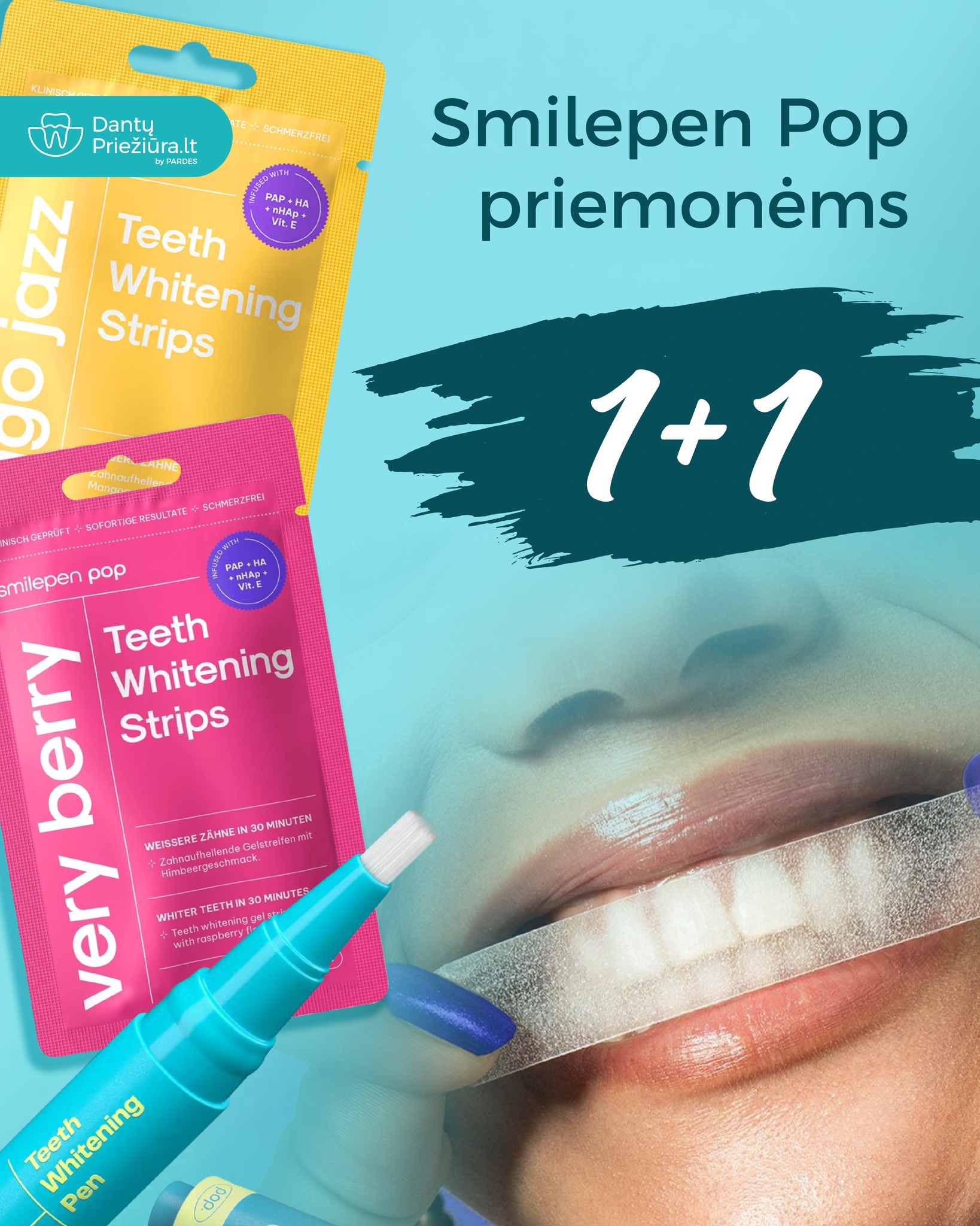Dantų priežiūra Facebook ad: Paieška - Smilepen Pop
