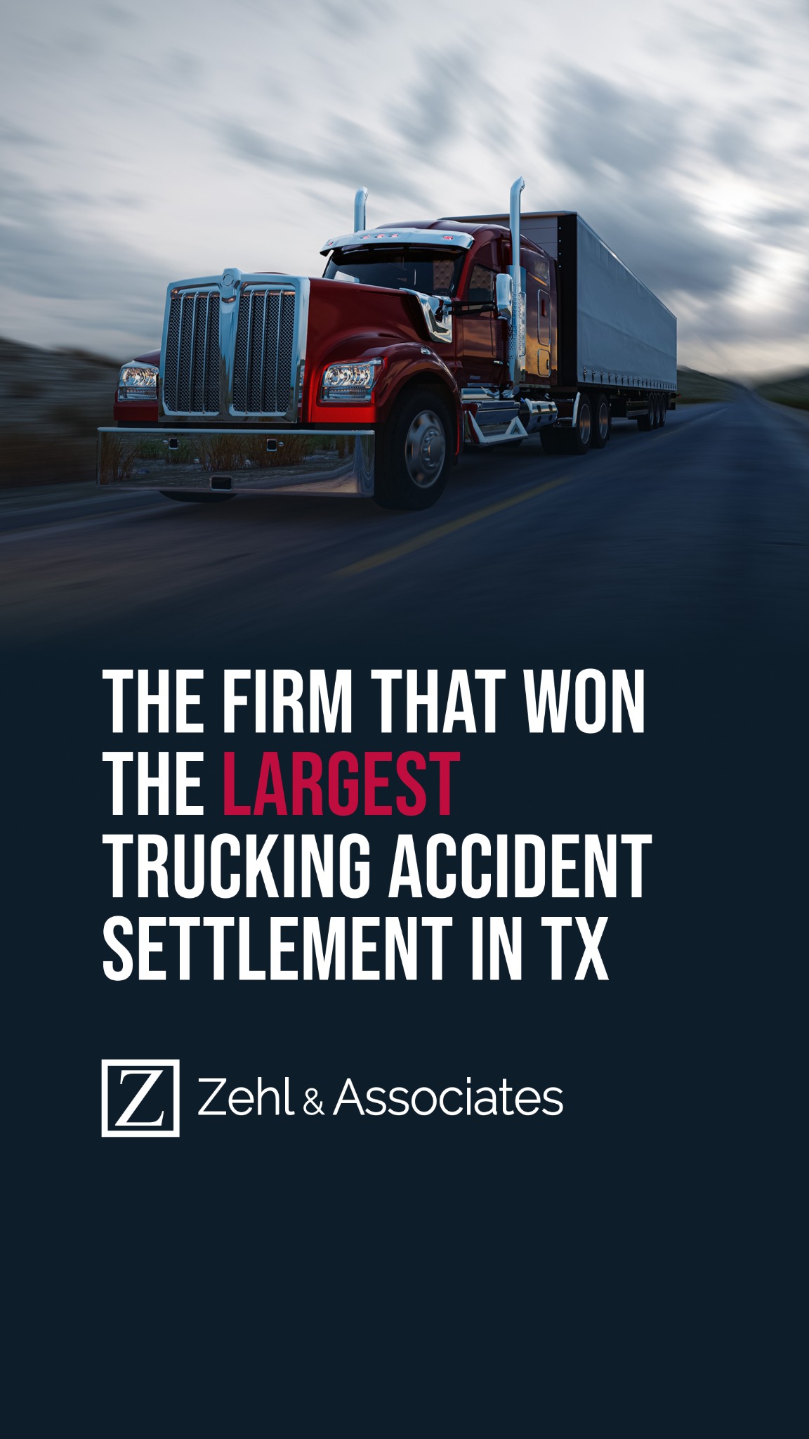Zehl & Associates, Injury & Accident Lawyers Facebook ad