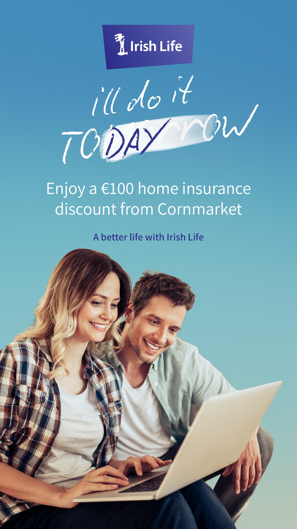 Irish Life Facebook ad from May 14, 2026