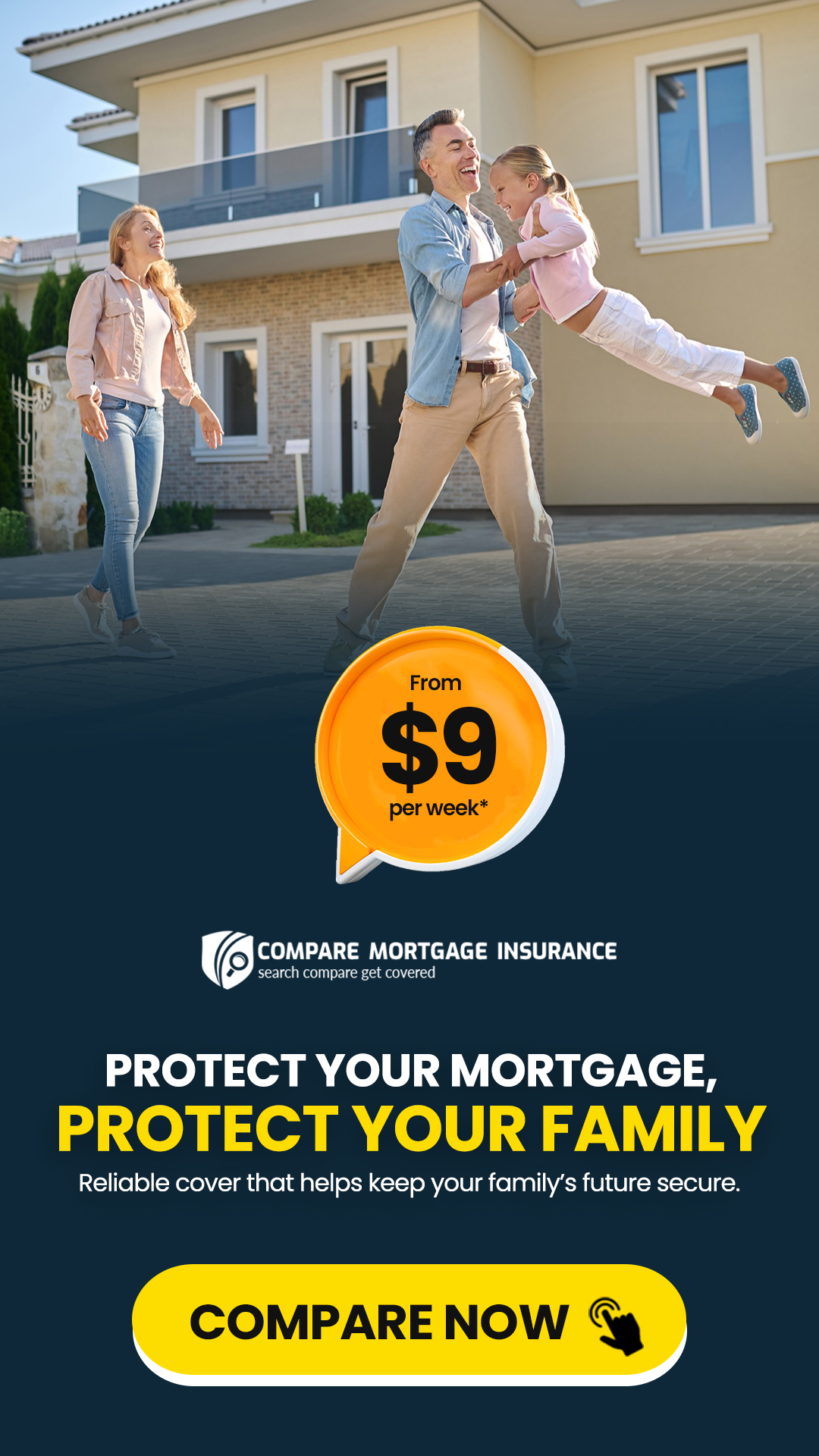 Compare Mortgage Protection Facebook ad