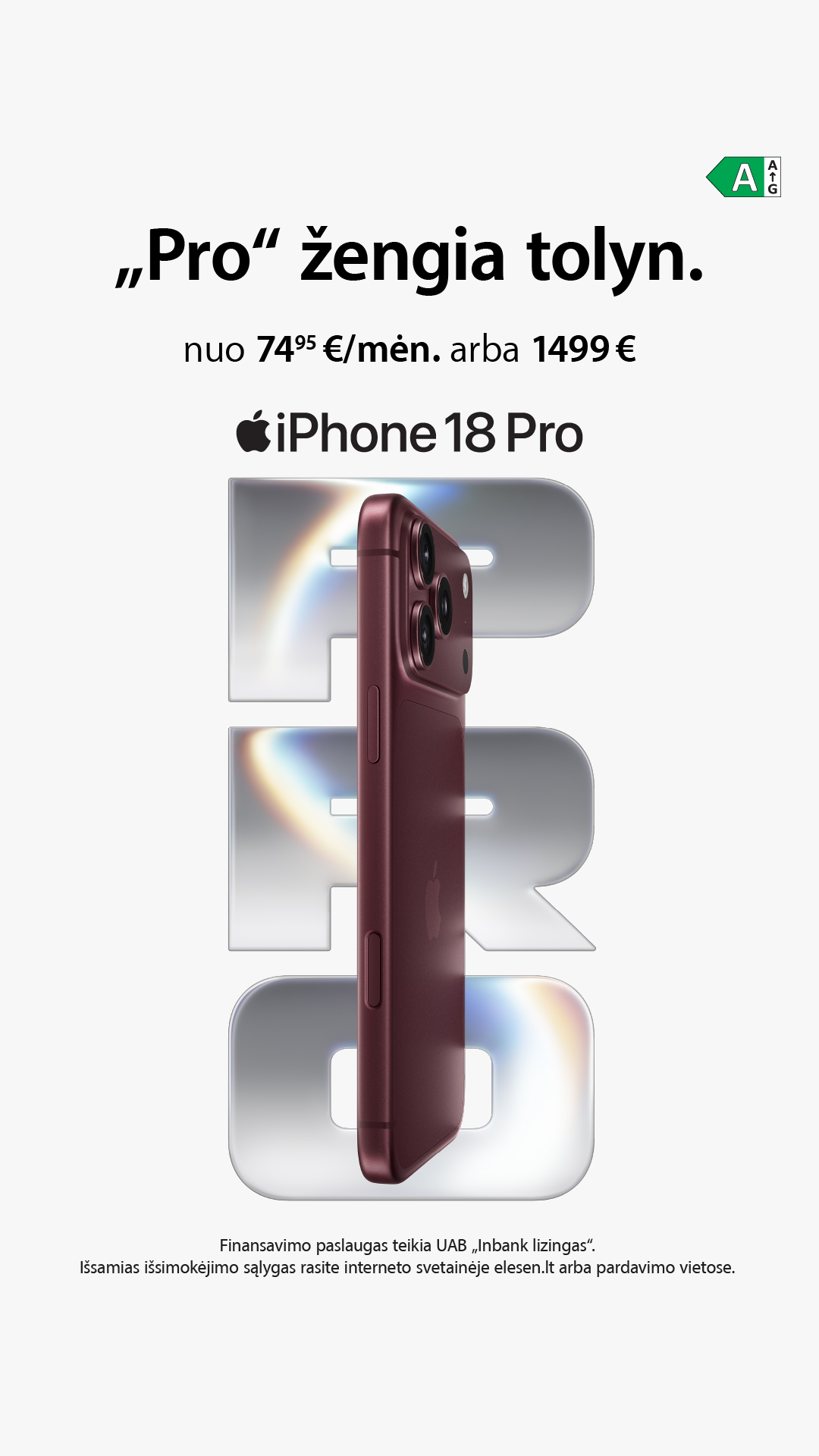 Elesen Facebook ad: iPhone 18 Pro & Pro Max