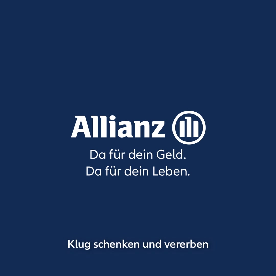 Allianz Deutschland Facebook ad: Da für dein Geld. Da für dein Leben.