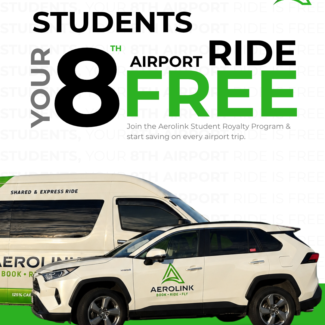 Aerolink New Zealand Facebook ad: Get rewarded while you earn a free ride…