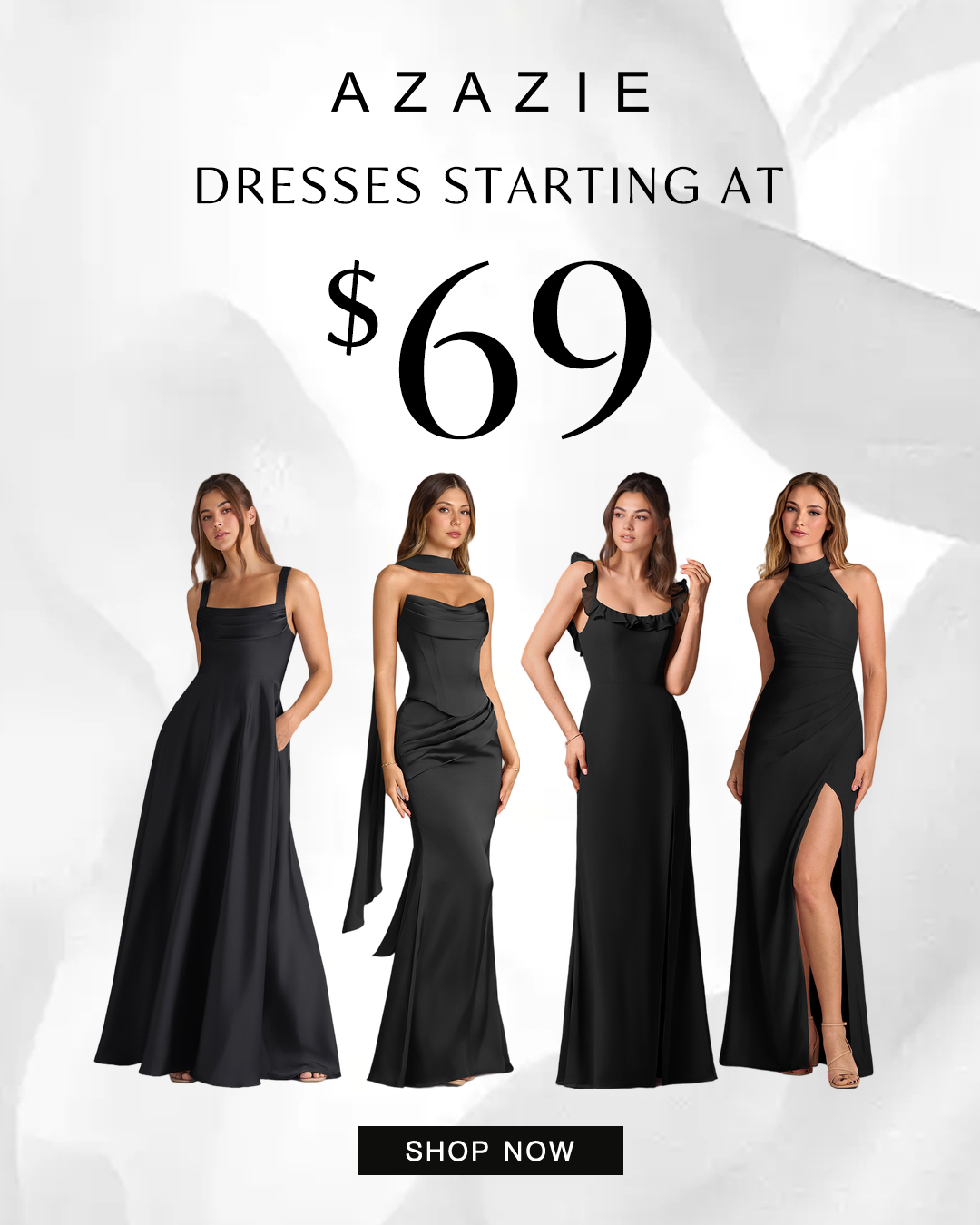 AZAZIE Facebook ad: SHOP AZAZIE