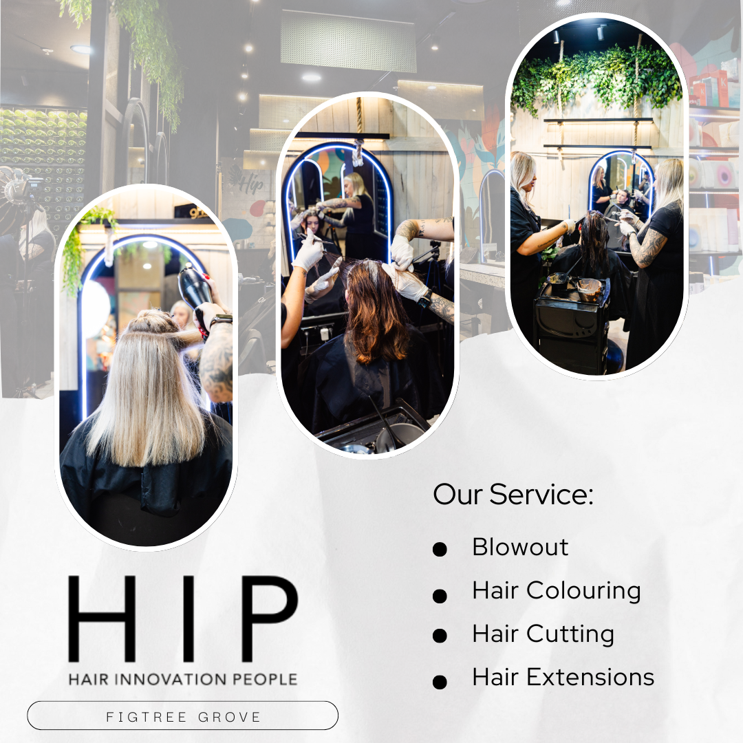 HIP Hair Figtree Facebook ad: Fresh hair, fresh energy