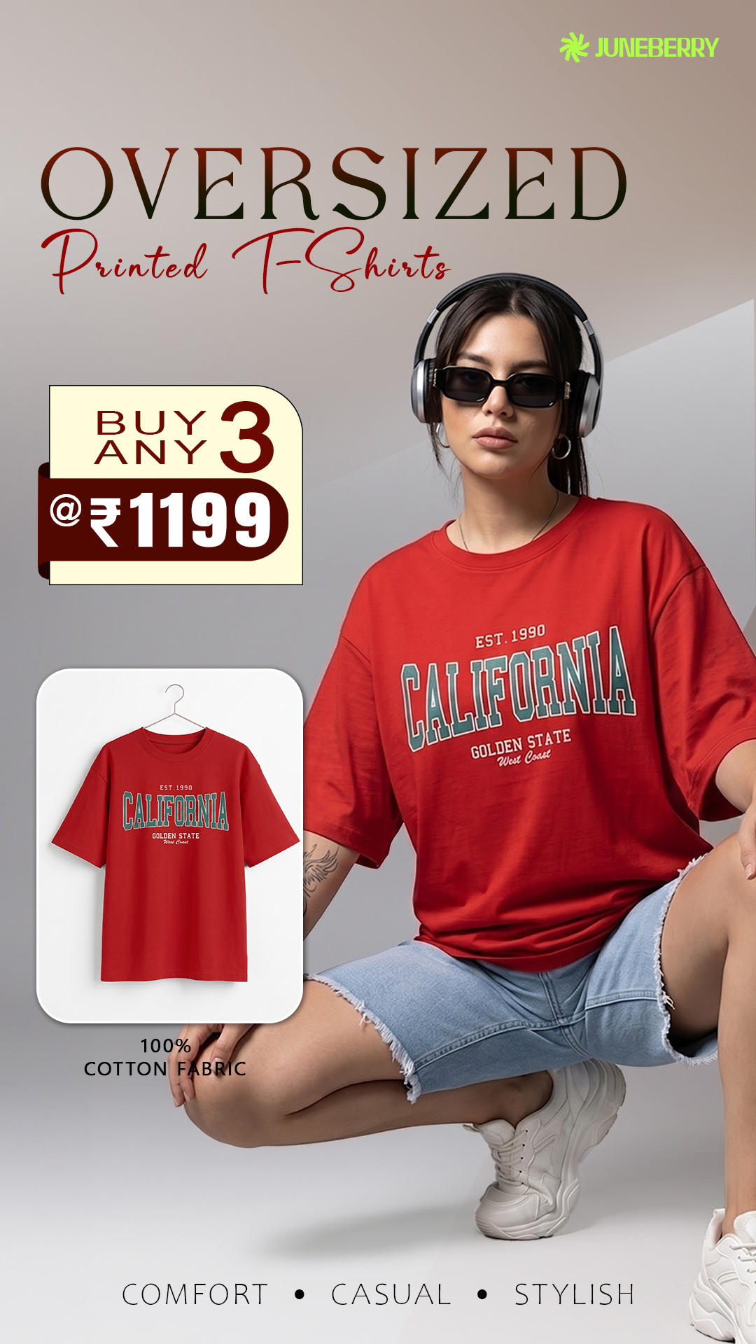 Juneberry Facebook ad
