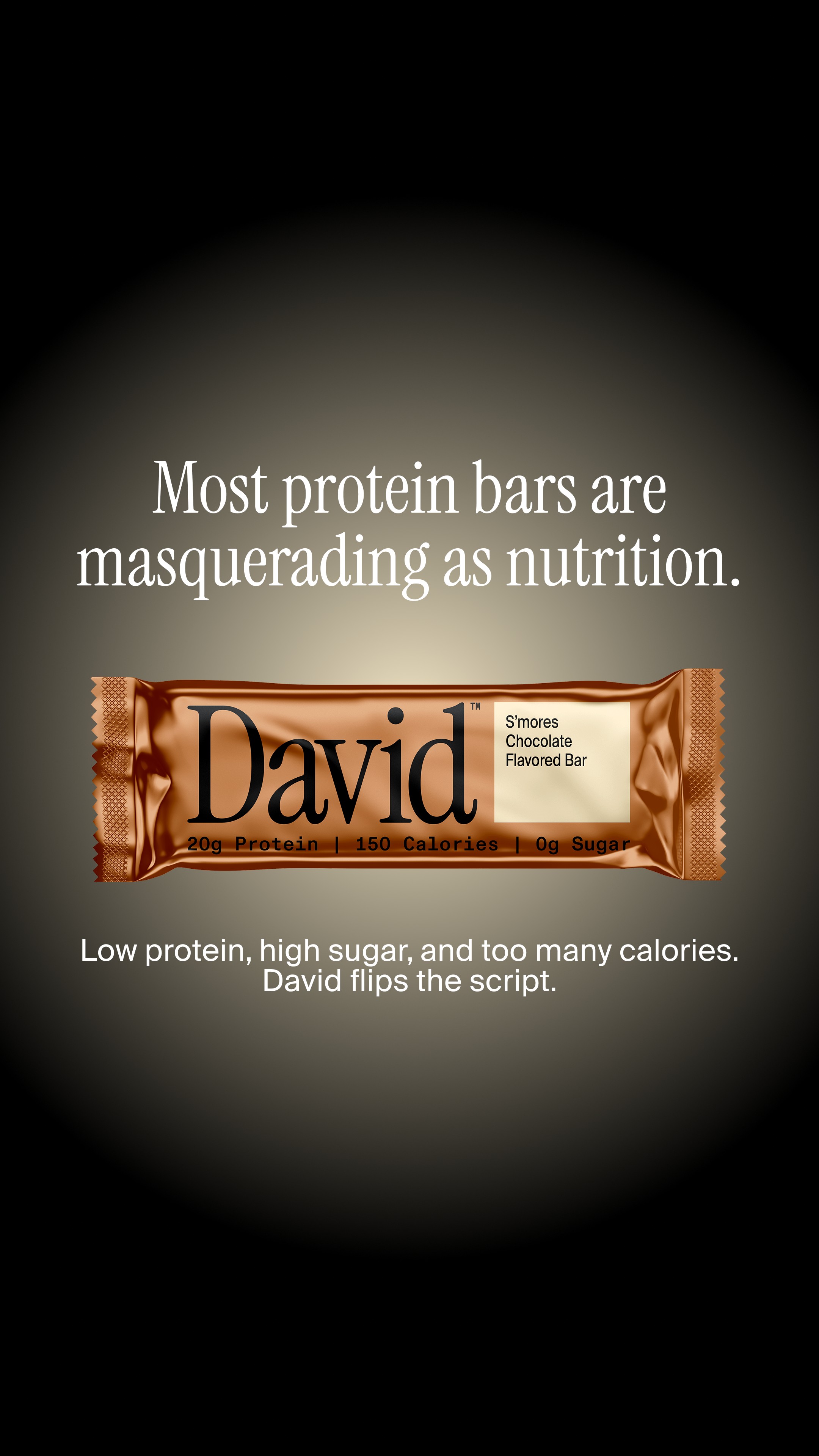 David Protein Facebook ad