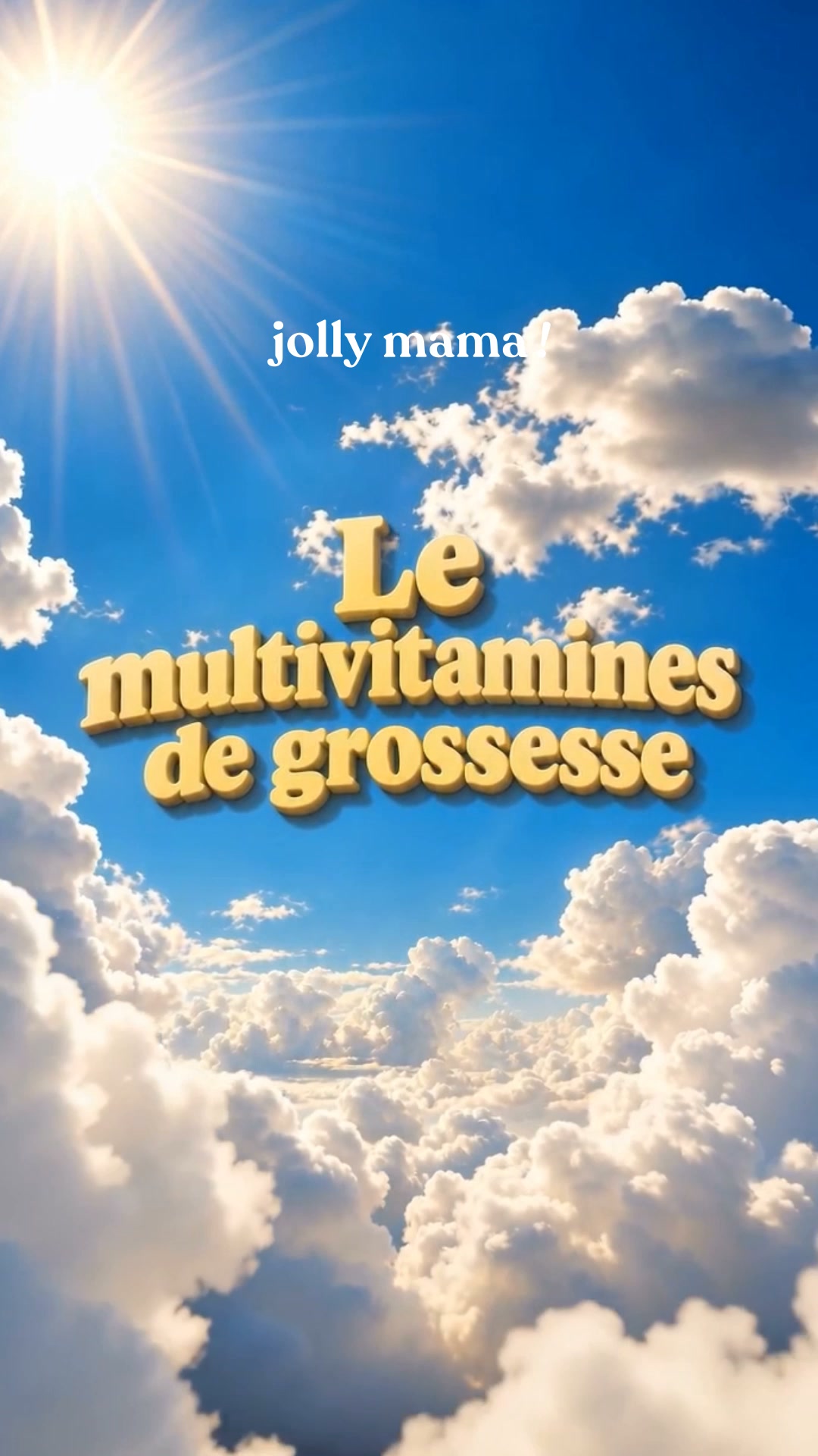 Jolly Mama Facebook ad: Le prénatal tout-en-un