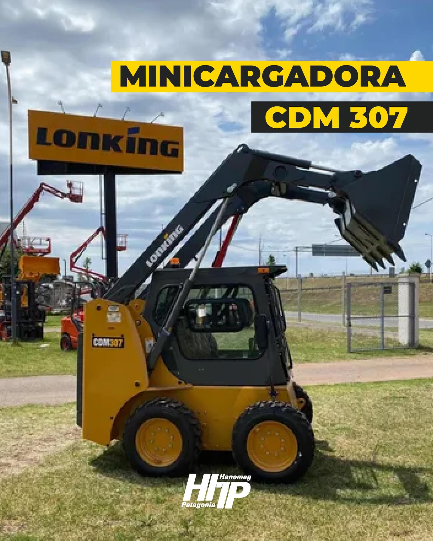 Hanomag Patagonia Facebook ad: Conocé la MINICARGADORA CDM307