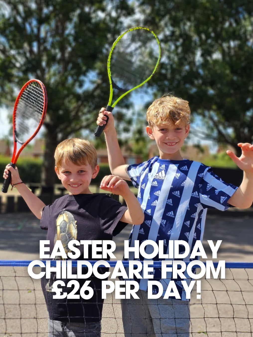 Atlas Camps Facebook ad: Last-minute Easter holiday childcare?