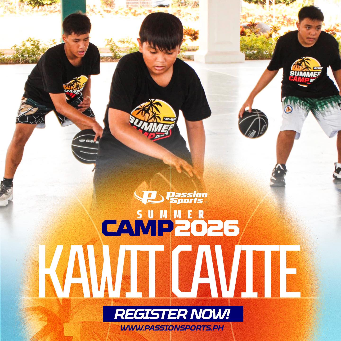 Passion Sports Facebook ad: KAWIT CAVITE Summer Basketball Camp 2026