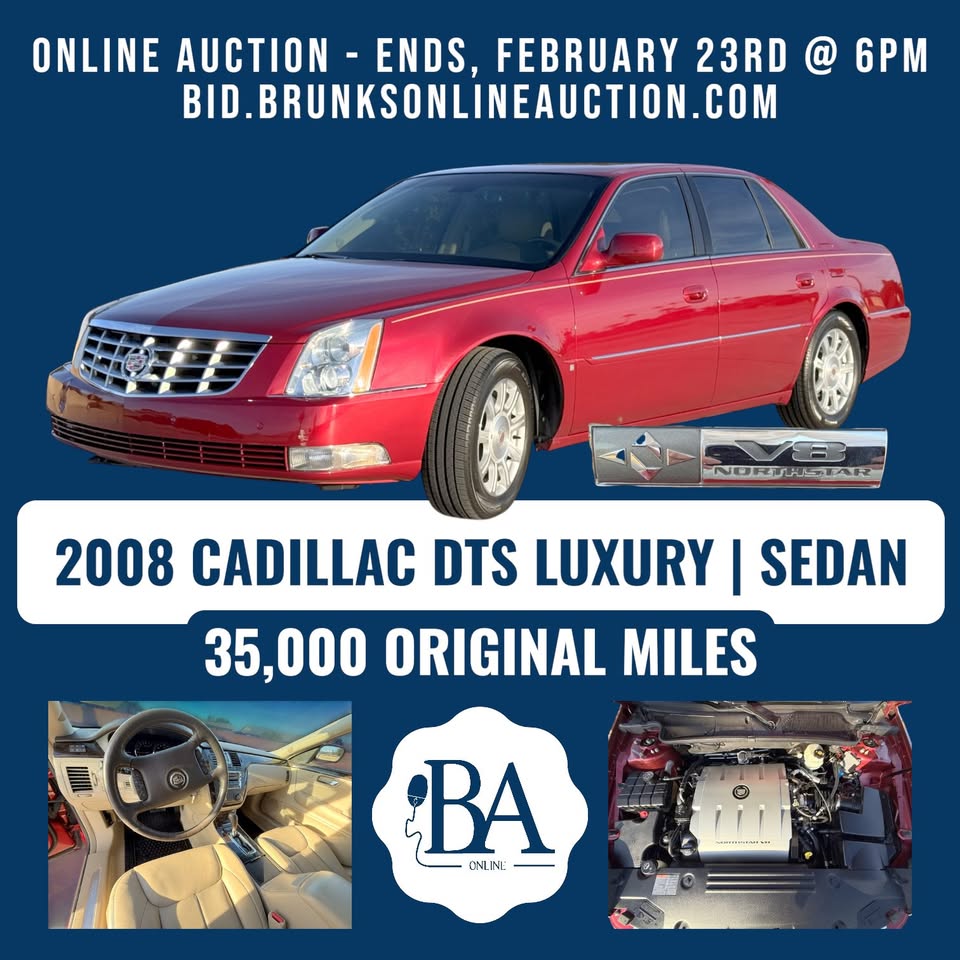 Brunks Auction Facebook ad