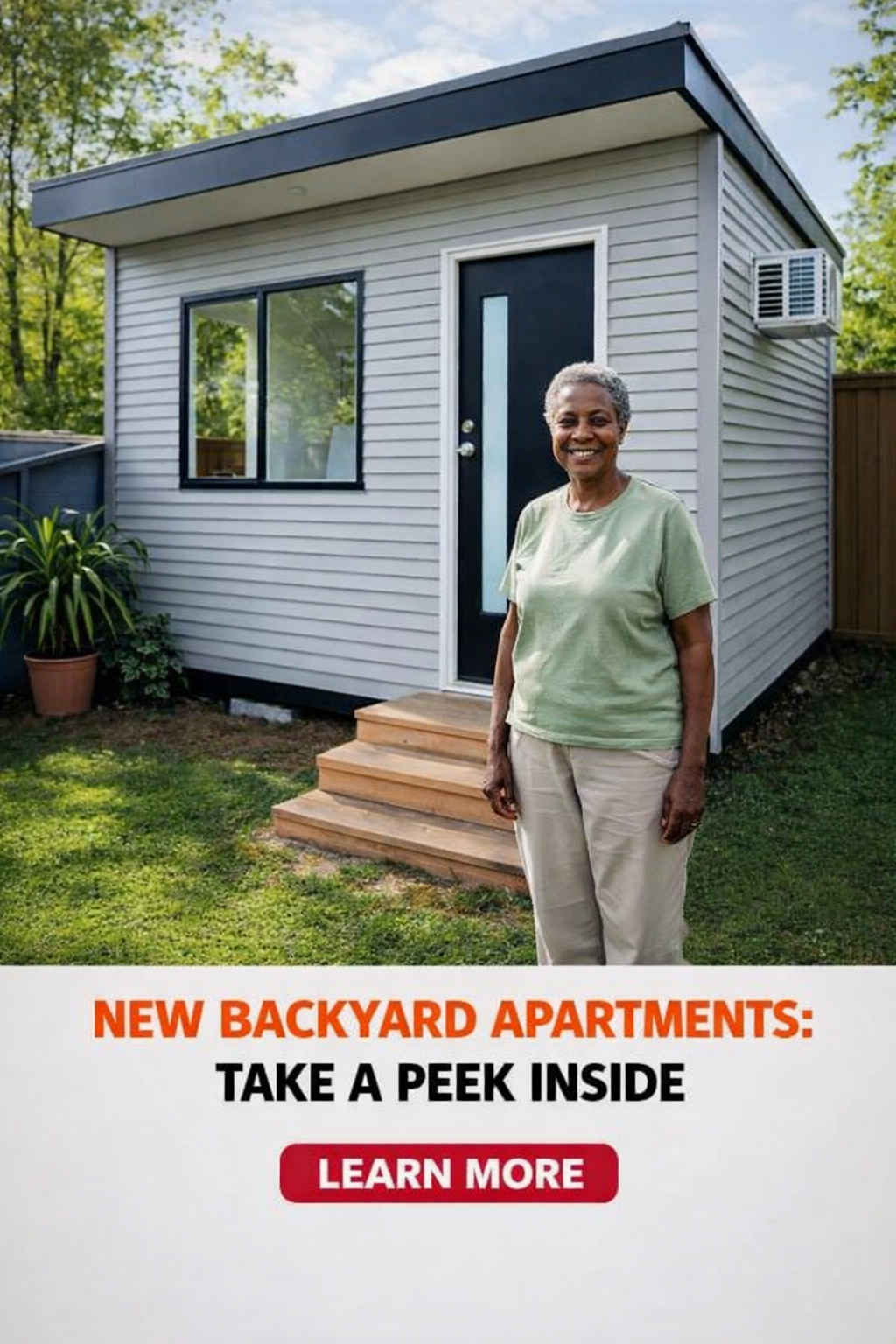 Smart Finds Facebook ad: Modern Backyard Apartments