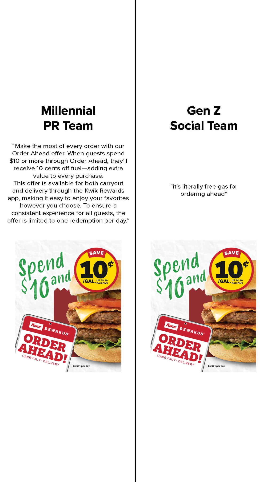 Kwik Star Facebook ad