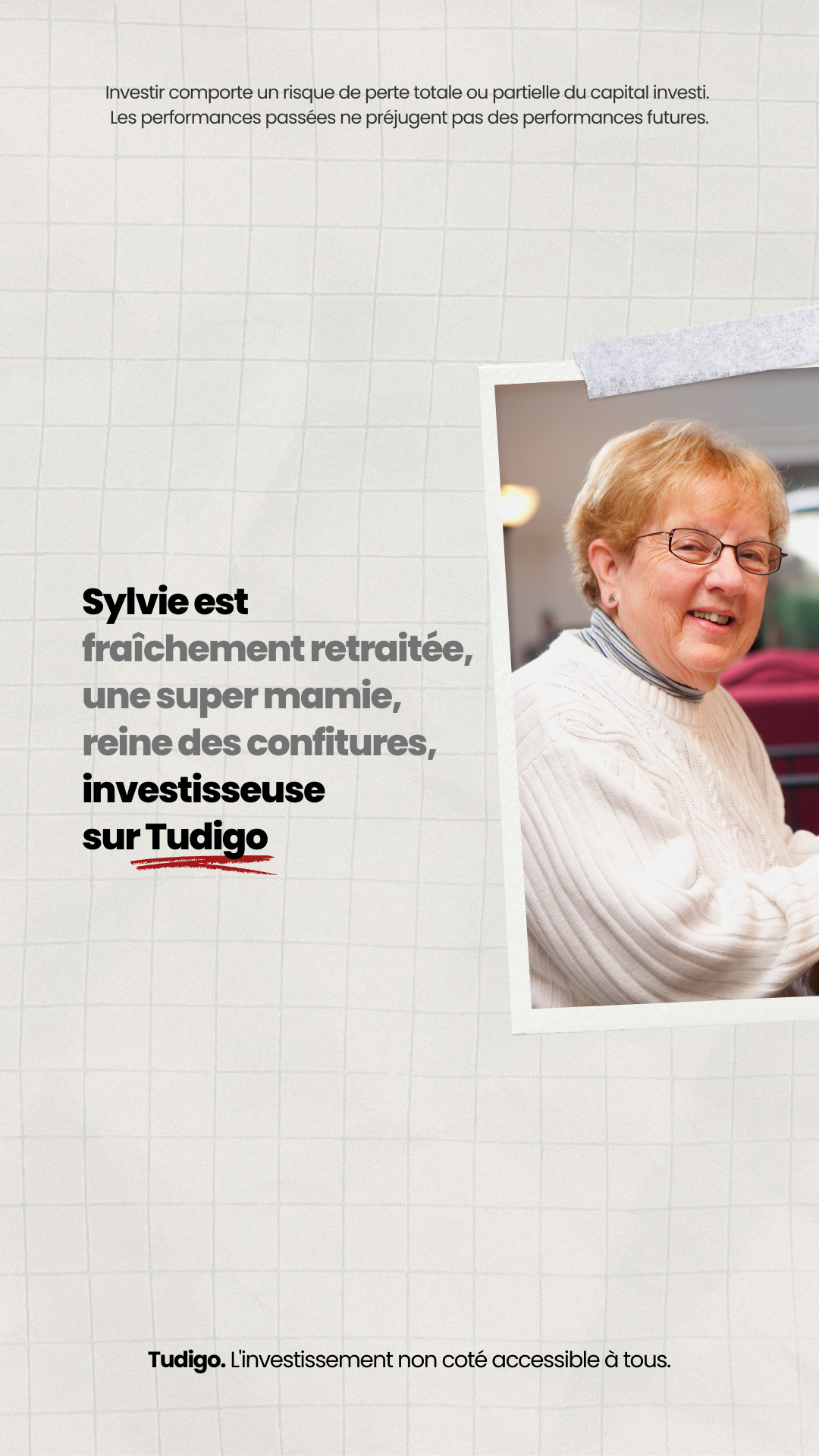 Tudigo Investissement Facebook ad from Jan 27, 2026