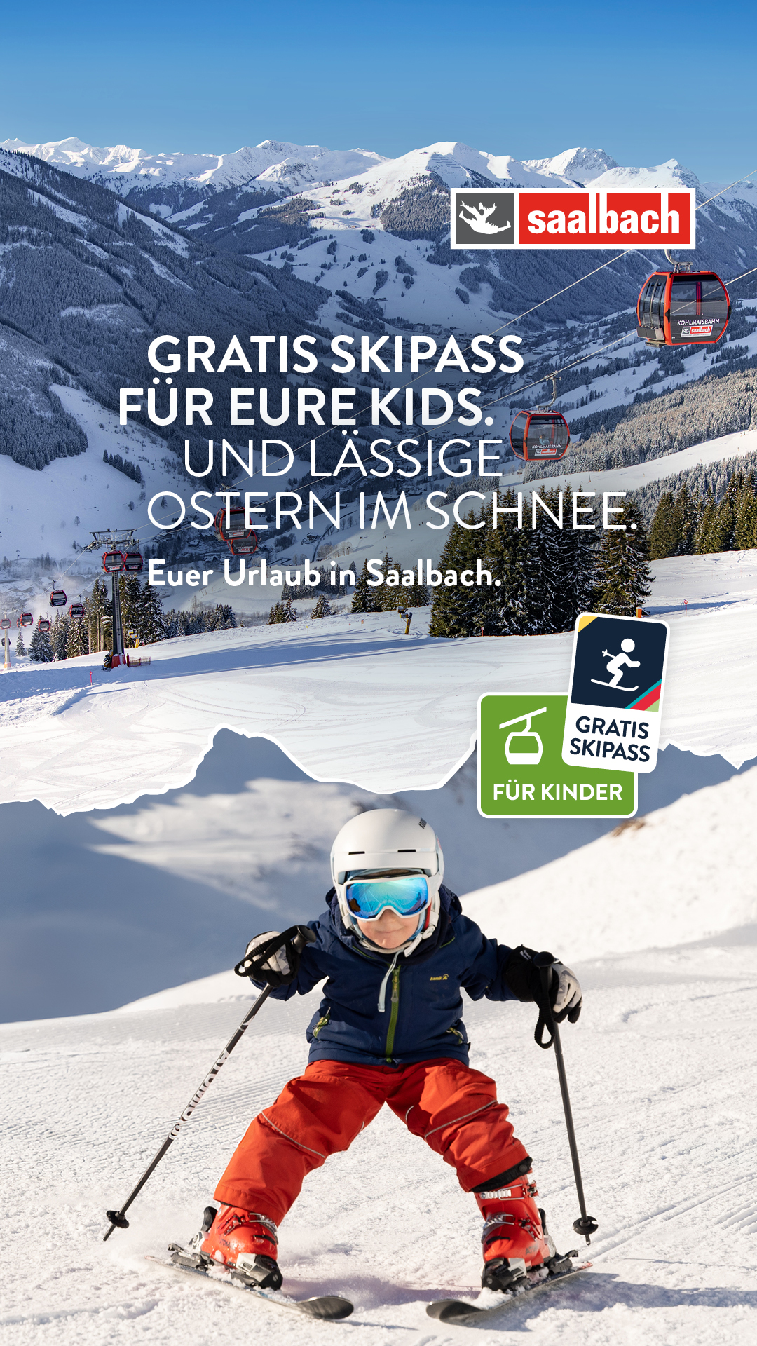 Saalbach Hinterglemm Facebook ad from Feb 11, 2026