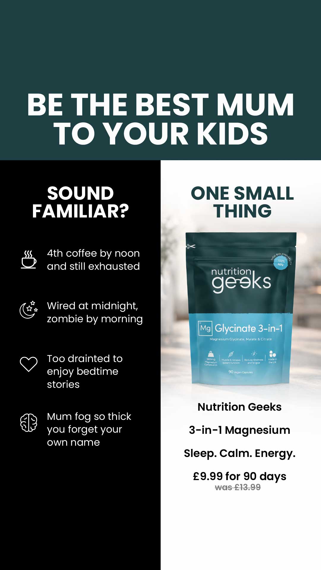 Nutrition Geeks Facebook ad