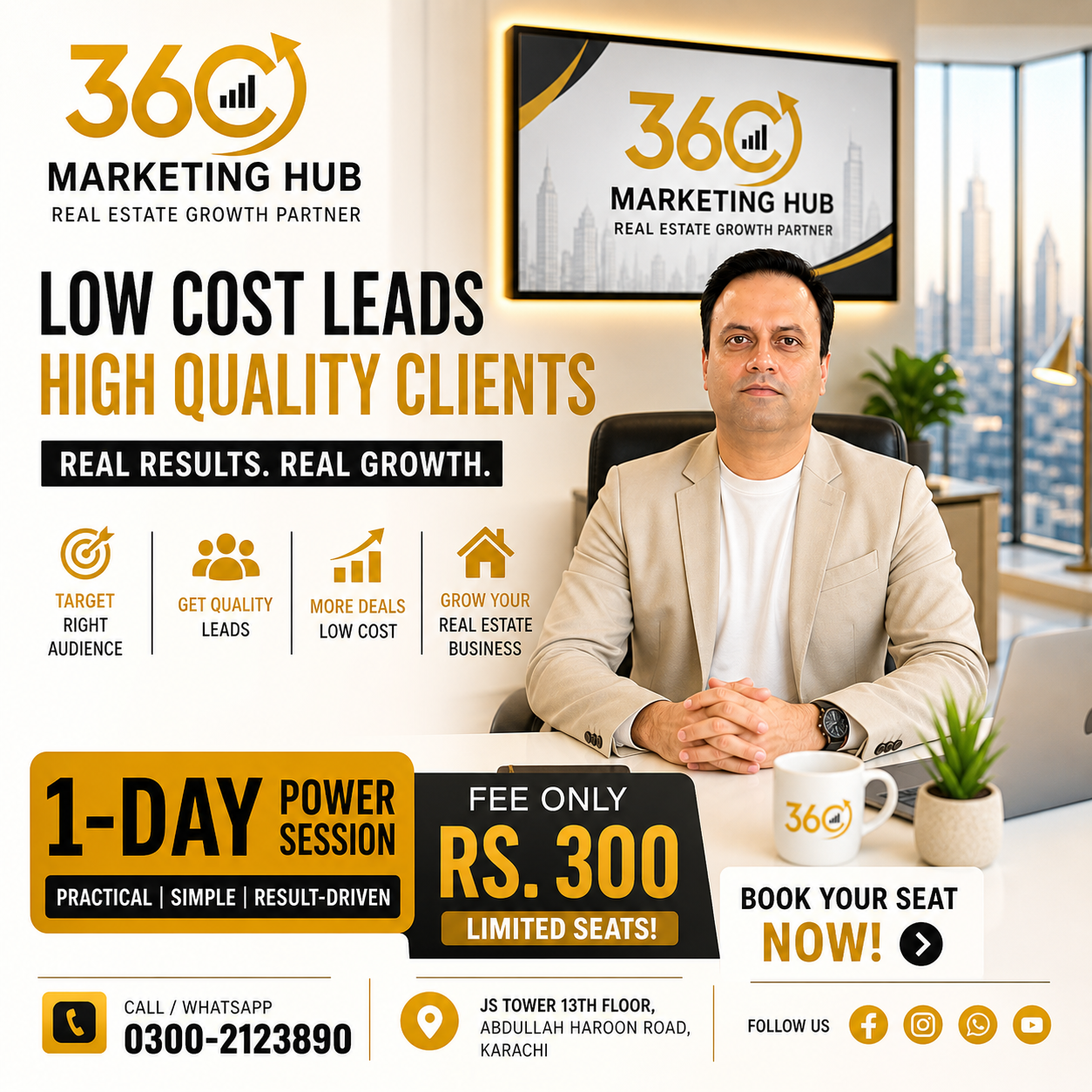 360 Marketing Hub Facebook ad: You’re Not Losing Clients… You’re Losing Strategy.