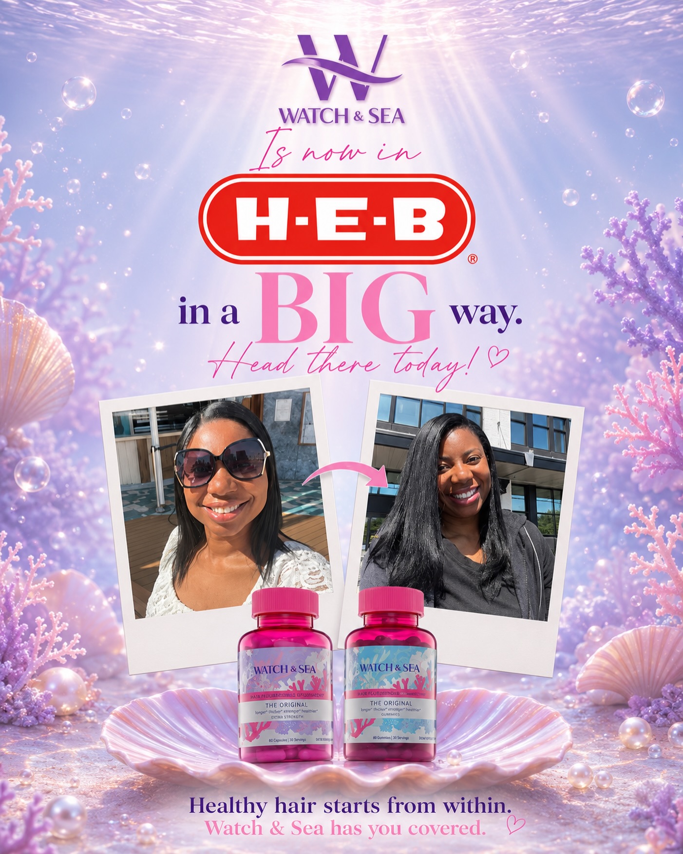 Watch And Sea Beauty Facebook ad: BIG NEWS!