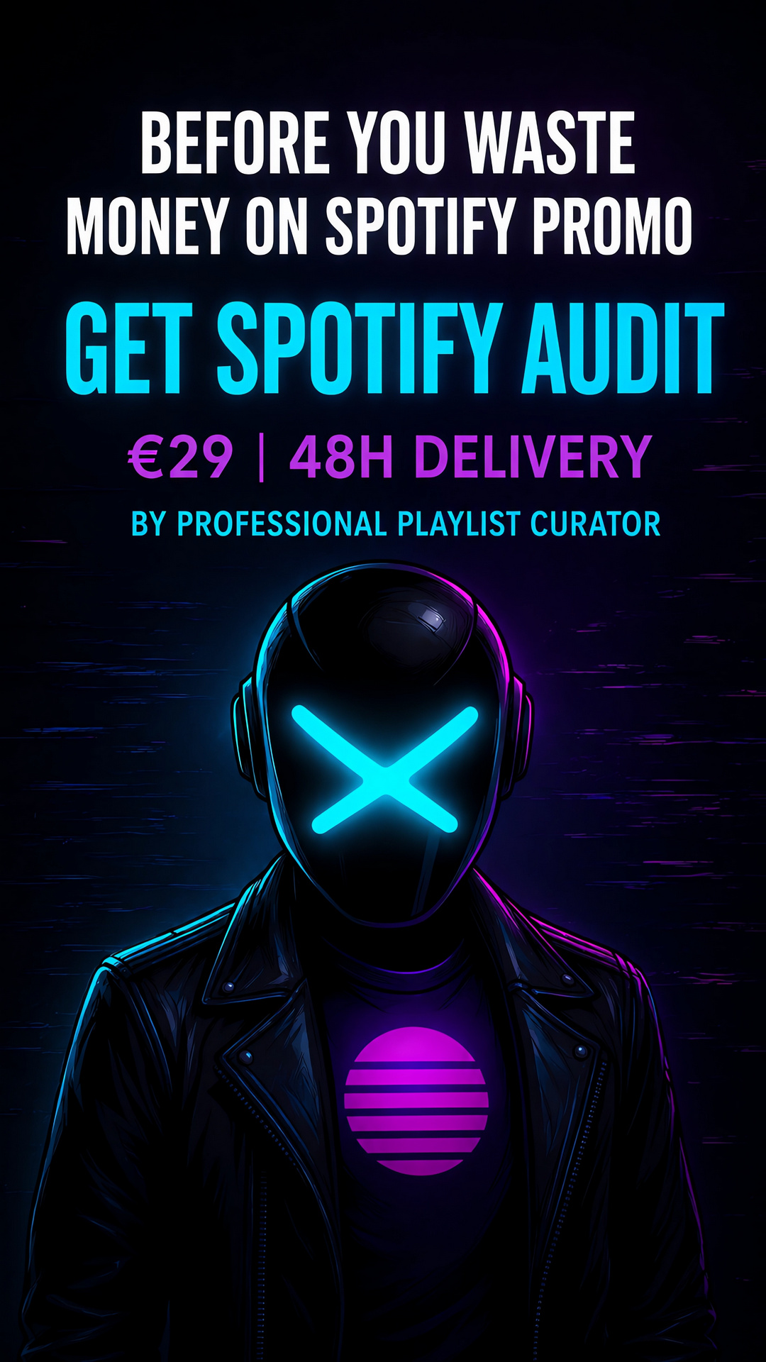 Lynx3R Facebook ad: Personal Spotify Audit