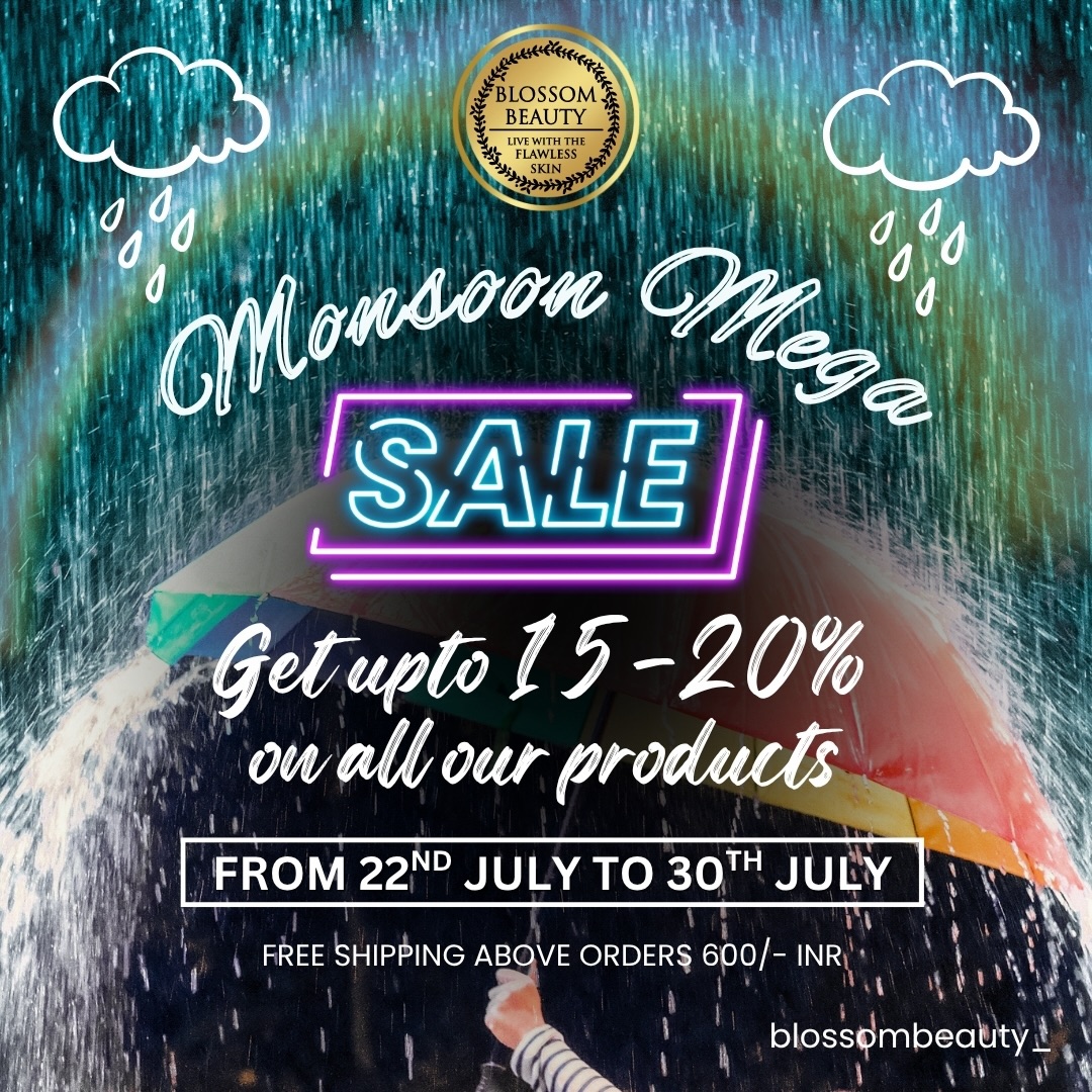 Team Blossom Beautty Facebook ad: Monsoon Mega Sale
