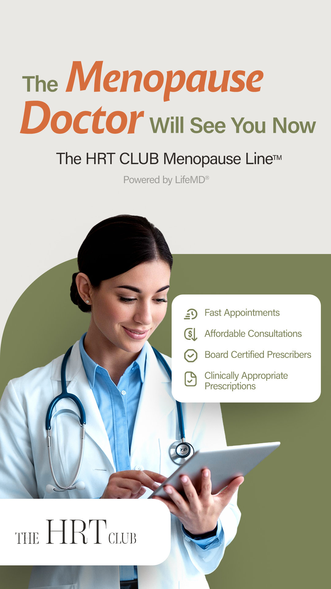 The HRT Club Facebook ad