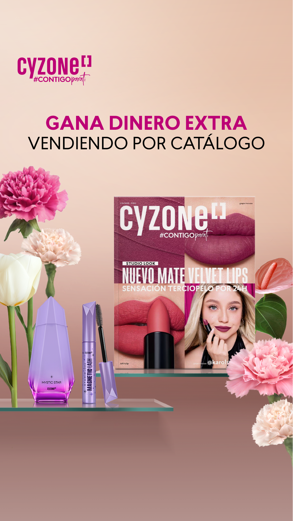 L'BEL, ésika y Cyzone Facebook ad