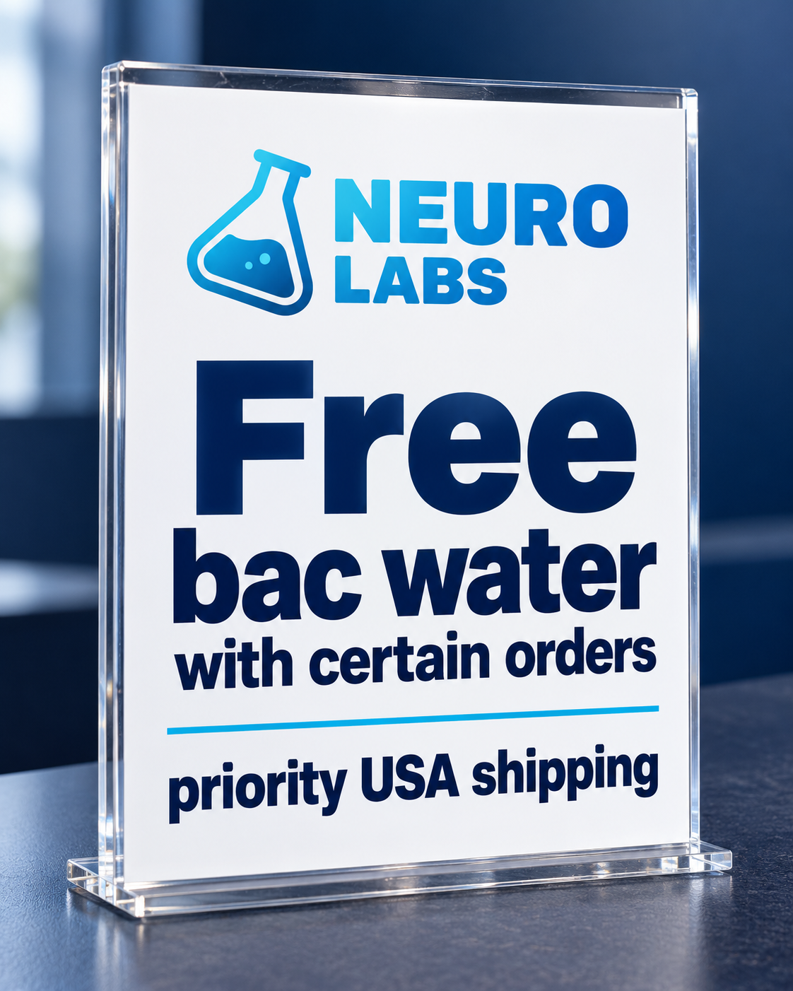 NL Facebook ad: NeuroLabs, Premium Research Peptides | ≥99% COA-Tested USA
