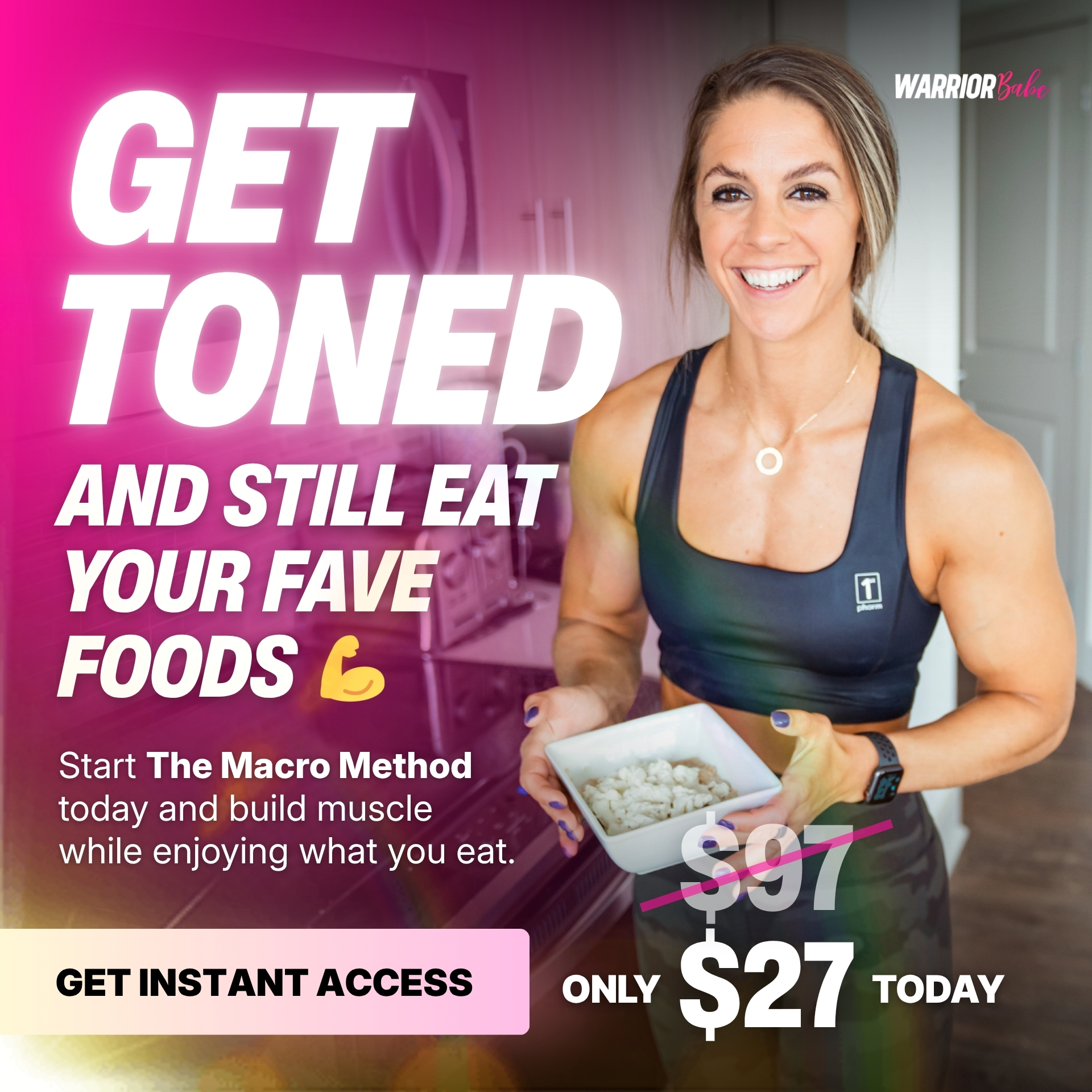 WarriorBabe - Fit Over 40 Facebook ad