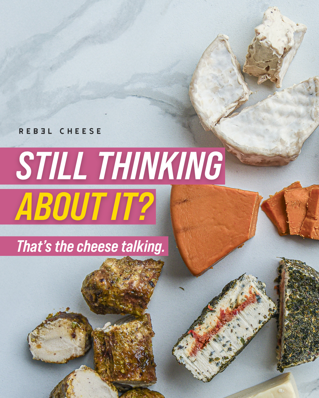 Rebel Cheese Facebook ad