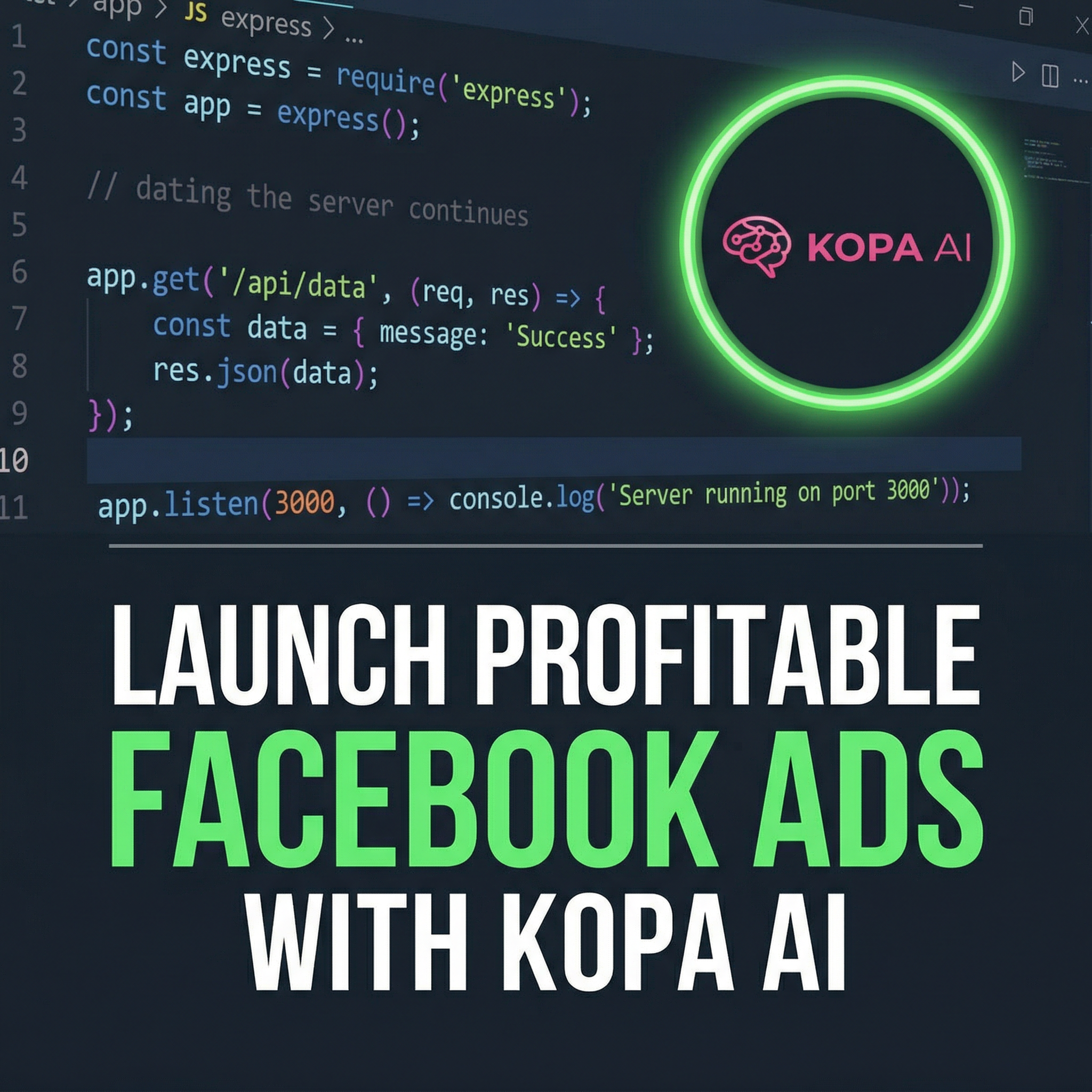 AI tools Facebook ad
