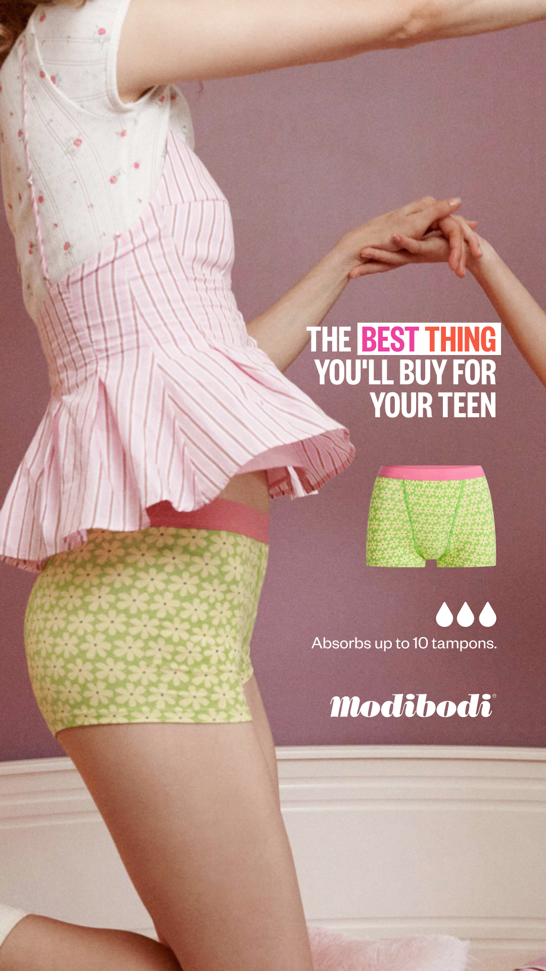 Modibodi Teen Facebook ad