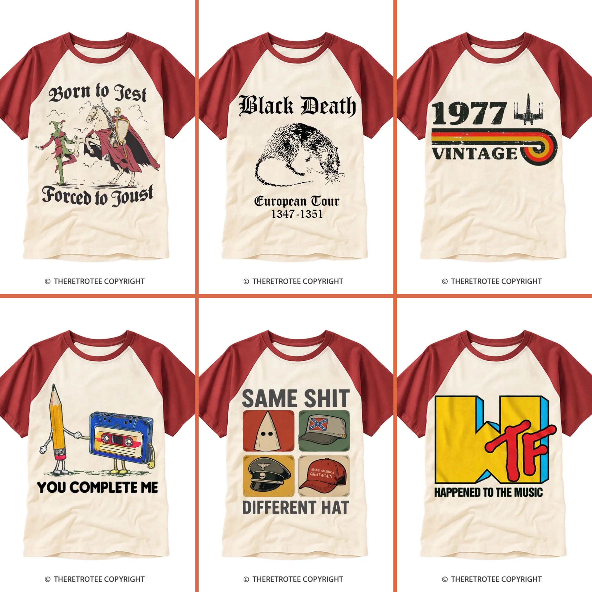 The RetroTee Facebook ad: Vintage Tees for the Curious