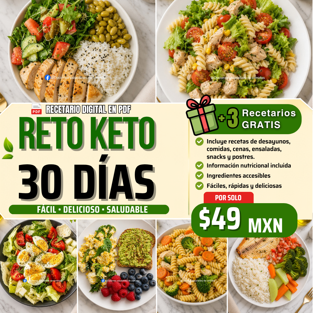Vida Saludable I/AM Facebook ad: Reto Keto Por Solo $49 Pesos