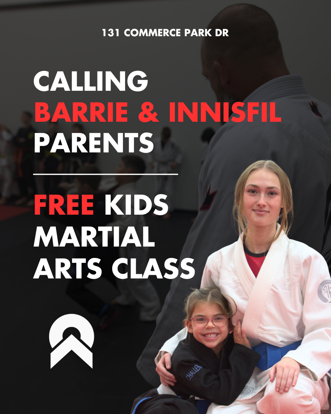 Champs Academy Facebook ad: Kids Jiu Jitsu (Ages 4+)